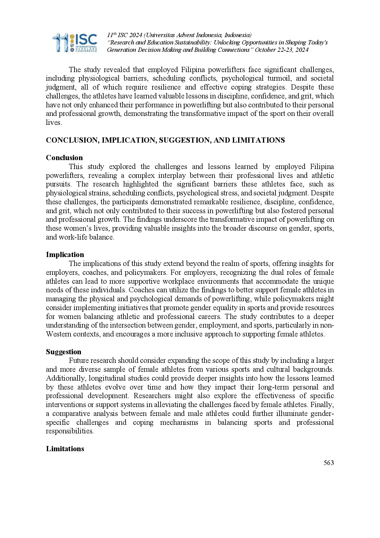 juris Strength in Struggle The Lived Experiences of Employed Female Powerlifters