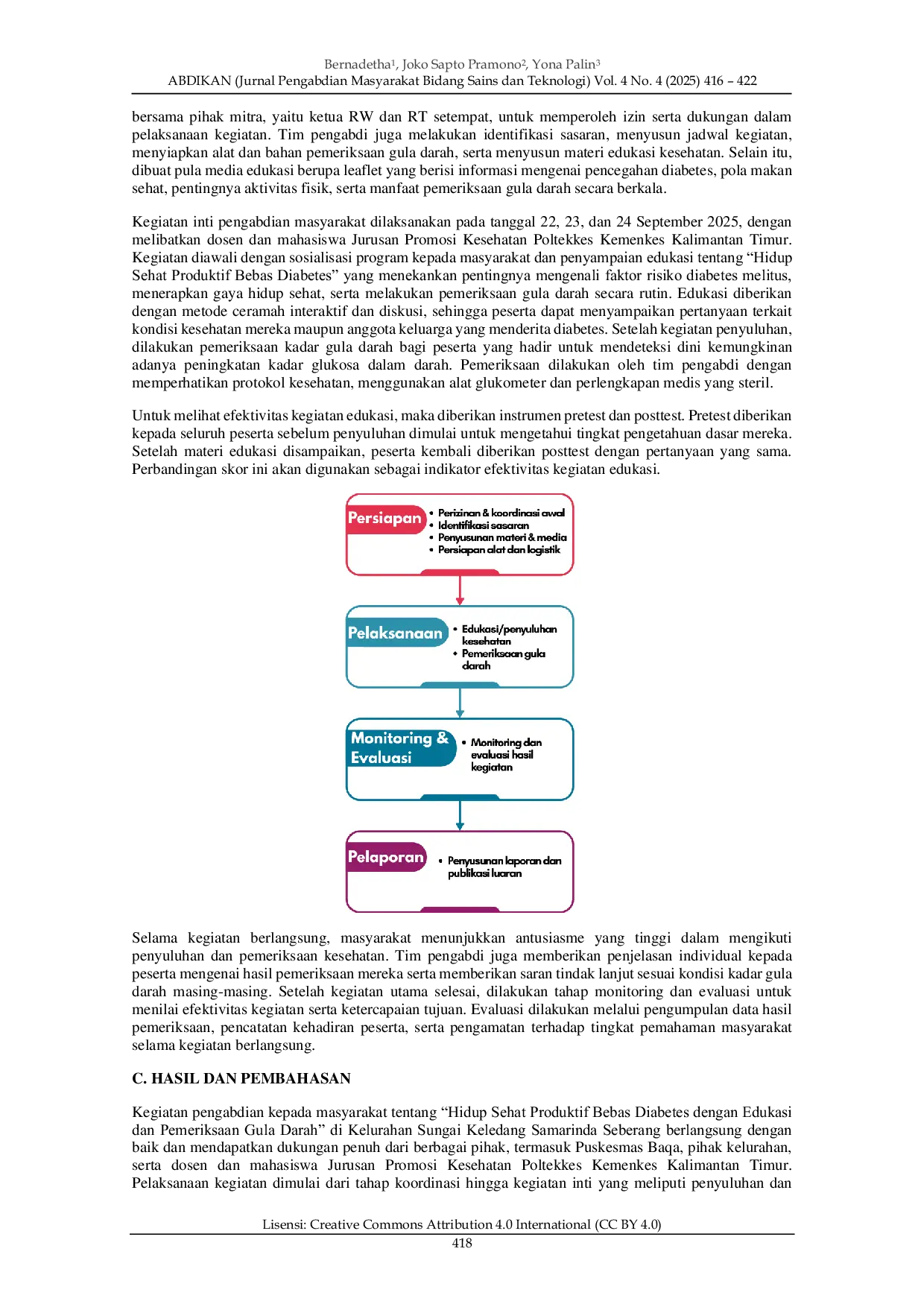 JURIS Edukasi dan Pemeriksaan Gula Darah untuk Hidup Sehat Bebas Diabetes di Sungai Keledang