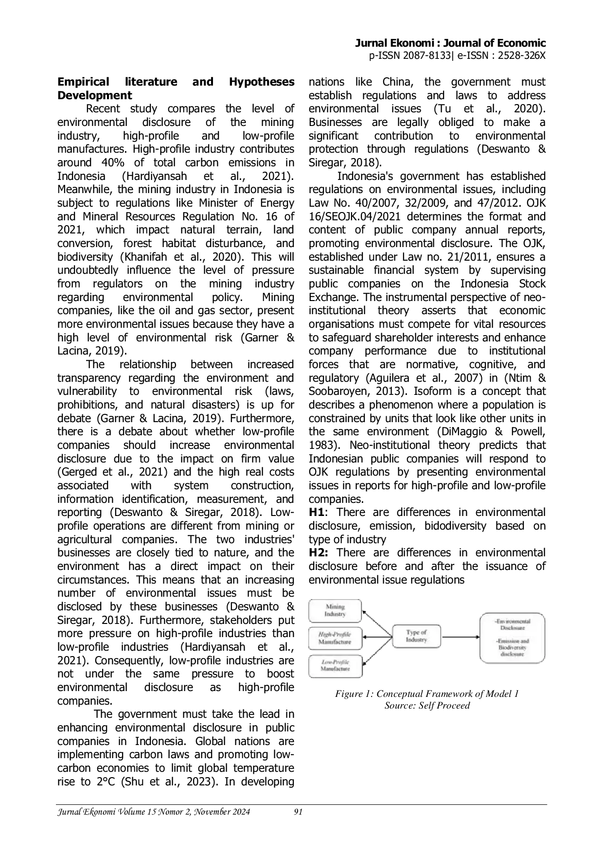 JURIS Environmental Disclosure Practices A Neo Institutional Theory Perspective Across Industries