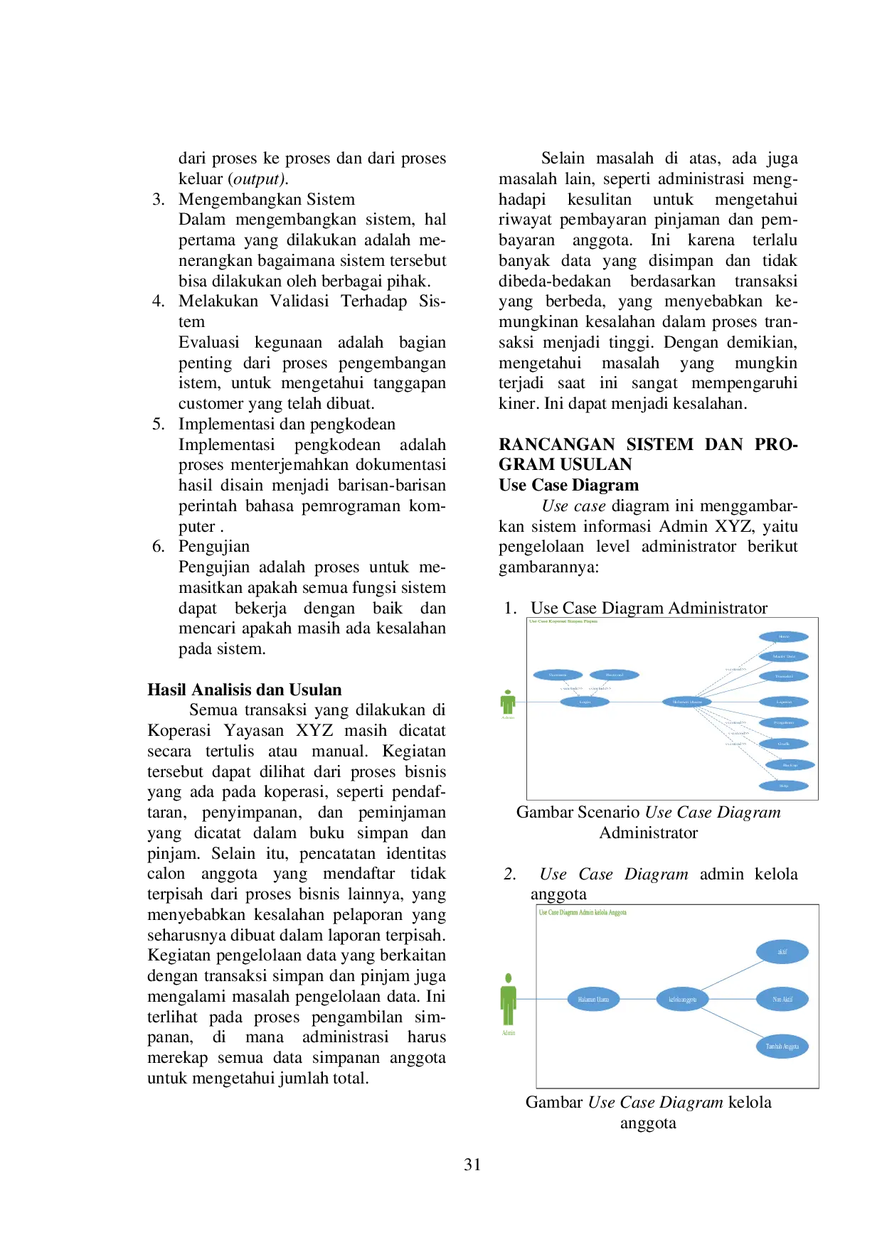 JURIS Perancangan Sistem Informasi Koperasi Pada Yayasan XYZ Berbasis Web