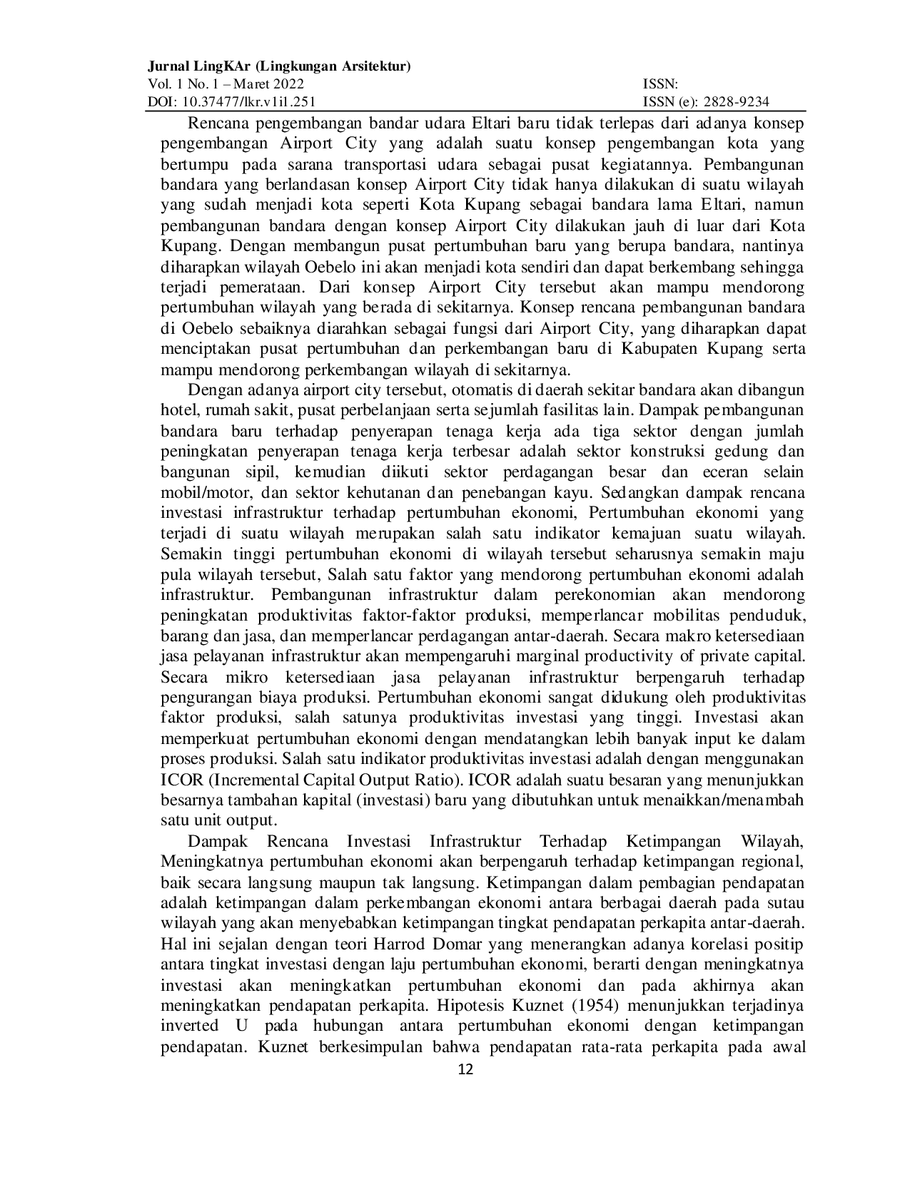 JURIS Rencana Pemindahan Bandar Udara Eltari Kupang Strategi Perencanaan Kota Berkelanjutan