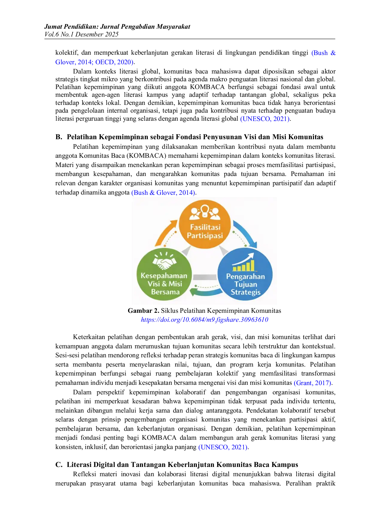 JURIS Penguatan Kepemimpinan Komunitas Baca Mahasiswa dalam Membangun Visi Literasi Perguruan Tinggi