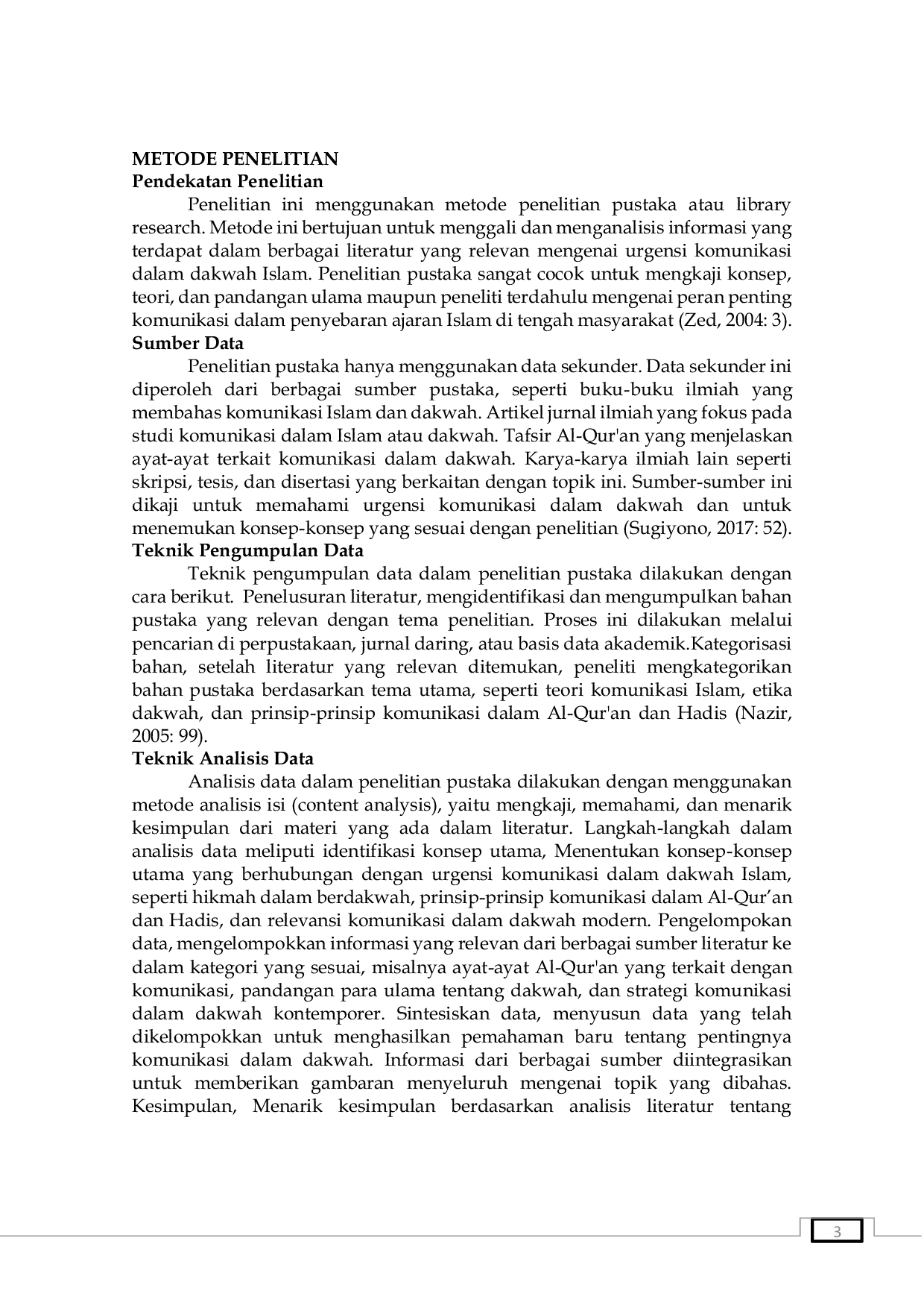 JURIS Urgensi Komunikasi Islam Dalam Berdakwah Di Kalangan Masyarakat