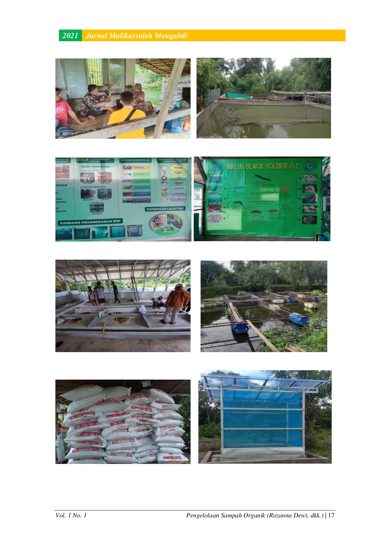 JURIS Pengelolaan Sampah Organik Untuk Produksi Maggot Sebagai Upaya Menekan Biaya Pakan Pada Petani Budidaya Ikan Air Tawar