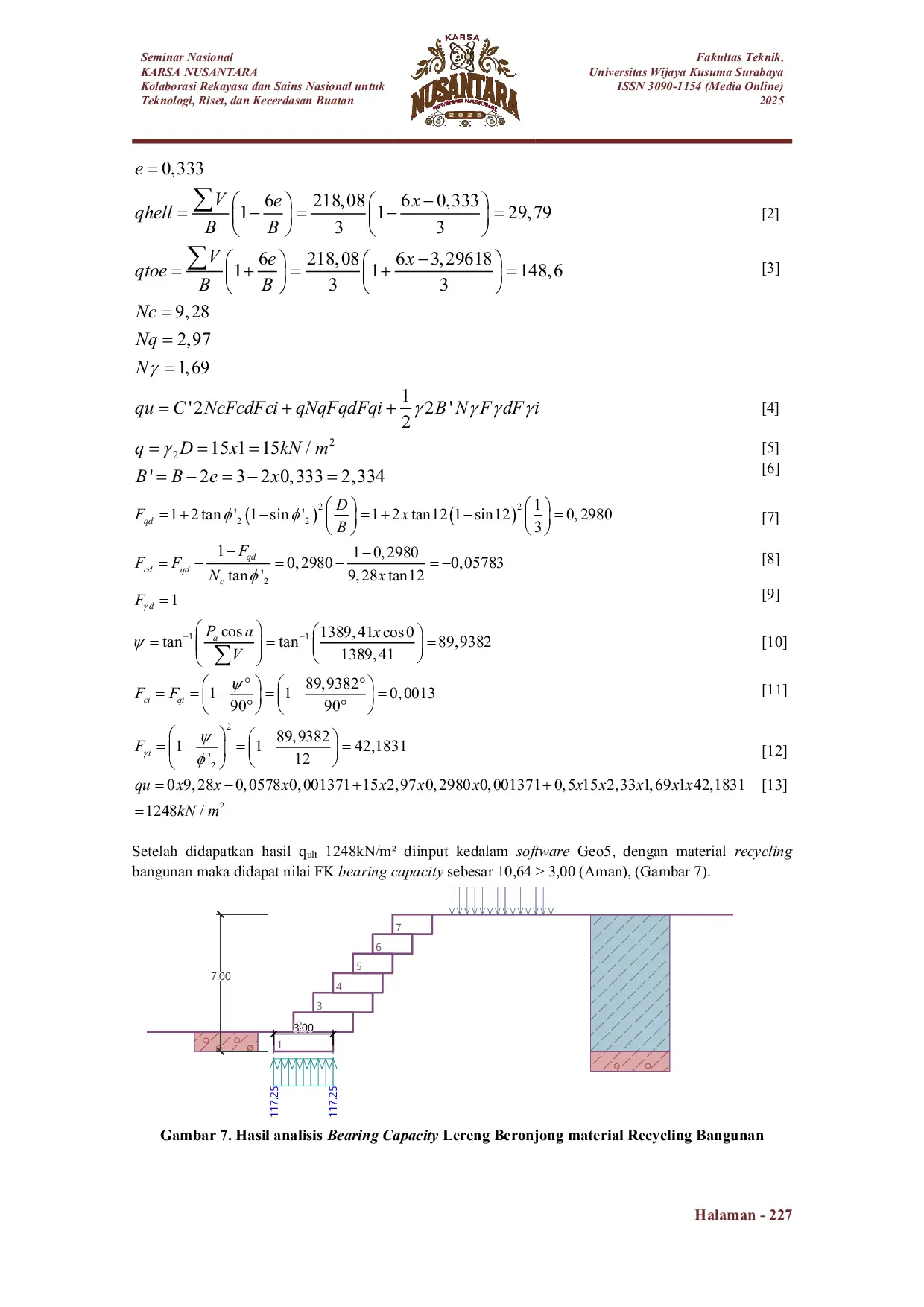 JURIS Struktur Beronjong Dengan Material Pengisi Recycling Bangunan Untuk Rehabilitas Longsor di Kabupaten Buleleng Bali