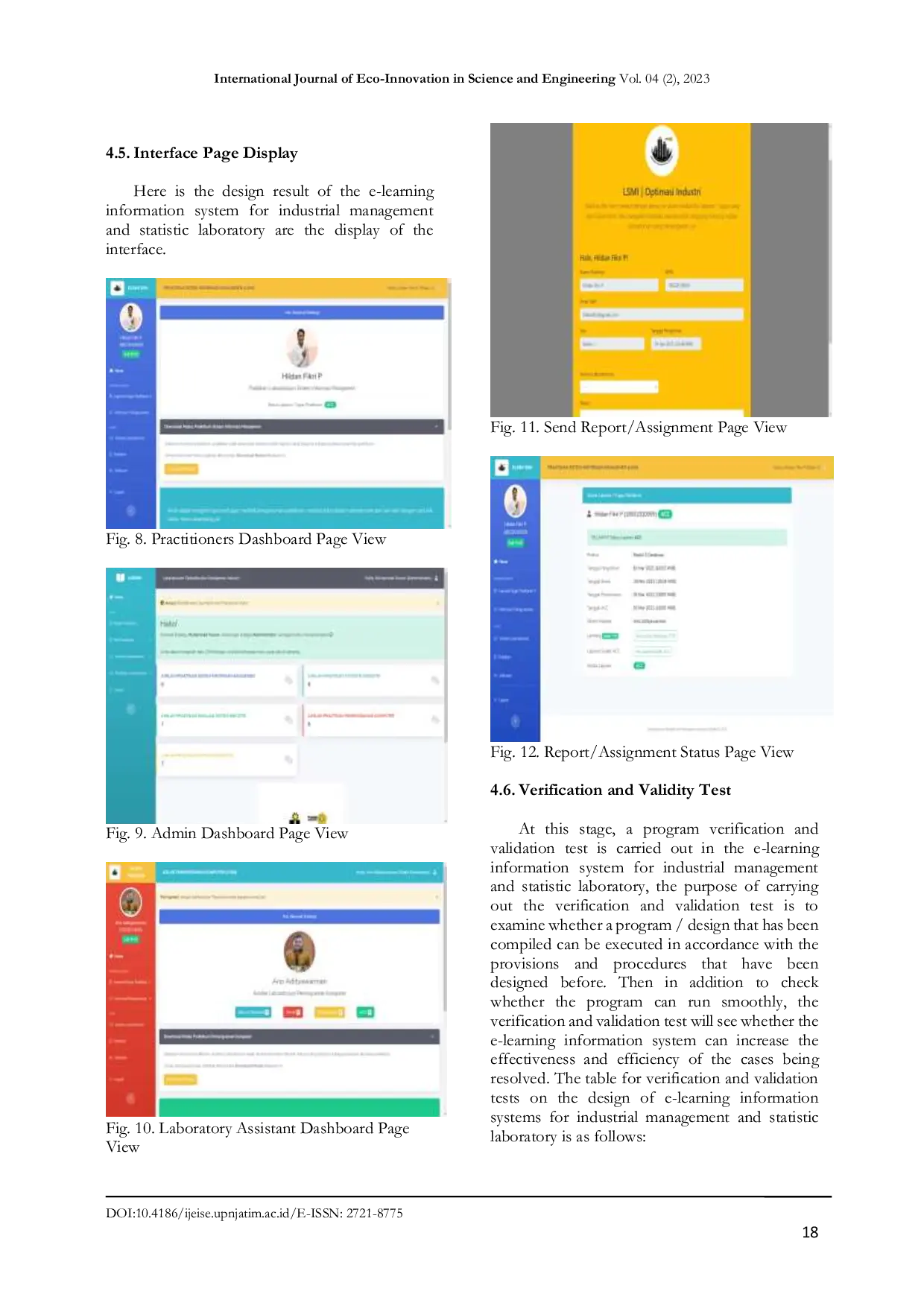 JURIS Design of Web Based Laboratory E Learning Information System Case Study in UPN Veteran Jawa Timur Industrial Engineering s Laboratory