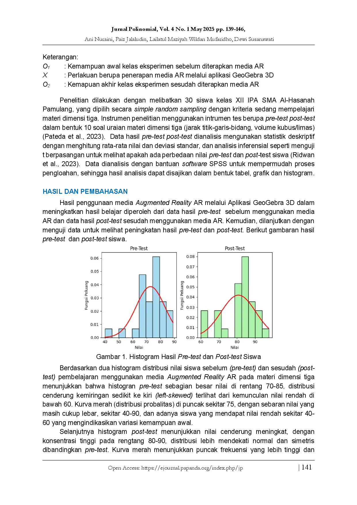 juris Eksplorasi Media Augmented Reality dalam Meningkatkan Hasil Belajar Siswa di SMA Al Hasanah Pamulang