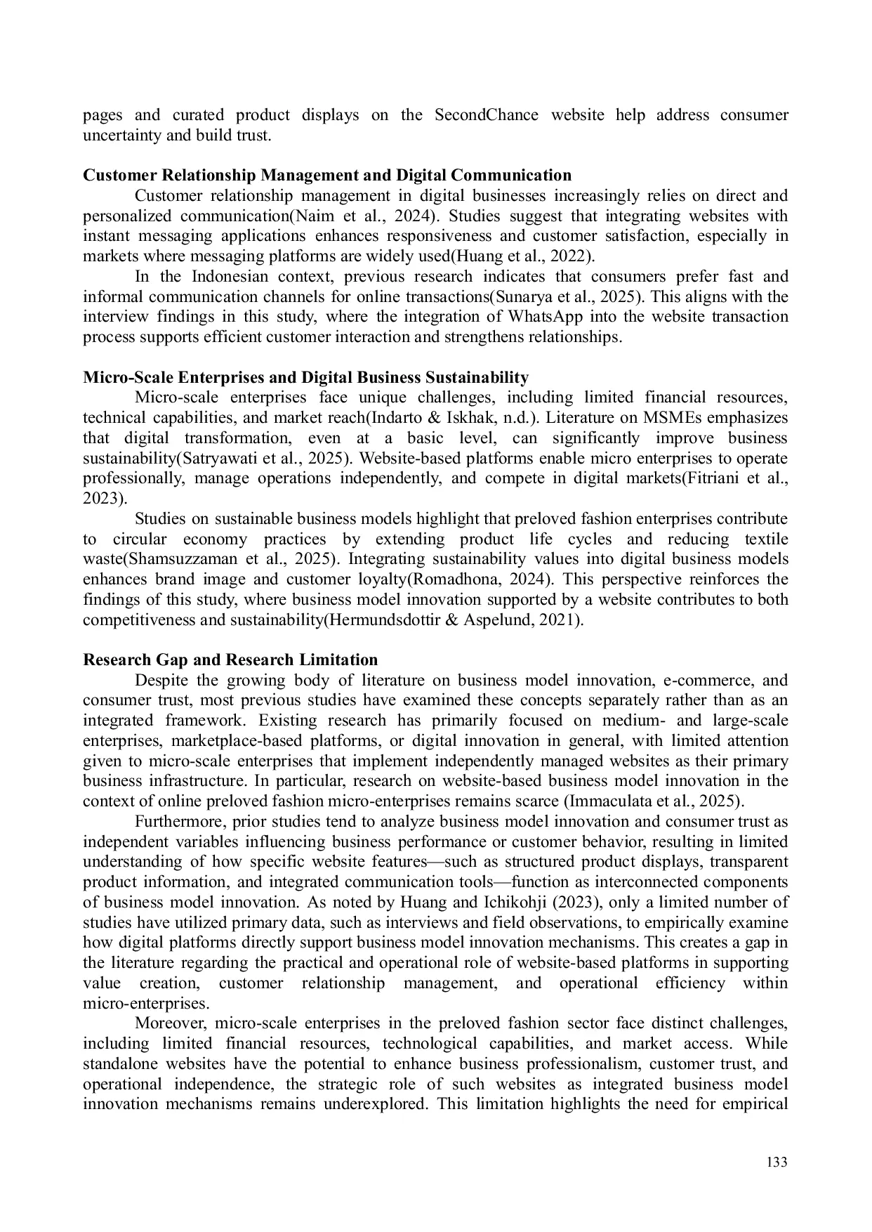 JURIS Business Model Innovation In Online Preloved Fashion Enterprises