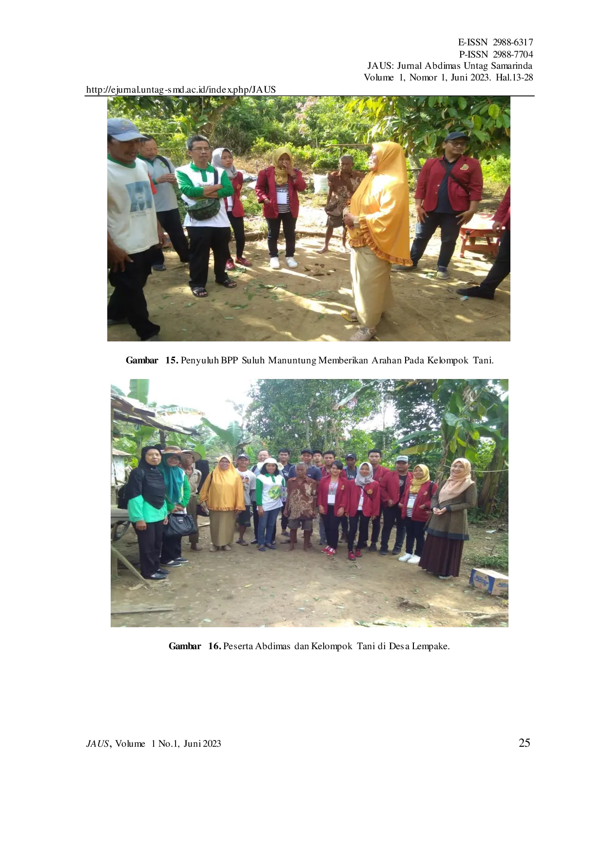 JURIS Pembuatan Nutrisi Organik Tanaman Not Bokashi Di Kelompok Tani Krida Karya Utama Lempake Jaya Samarinda Utara