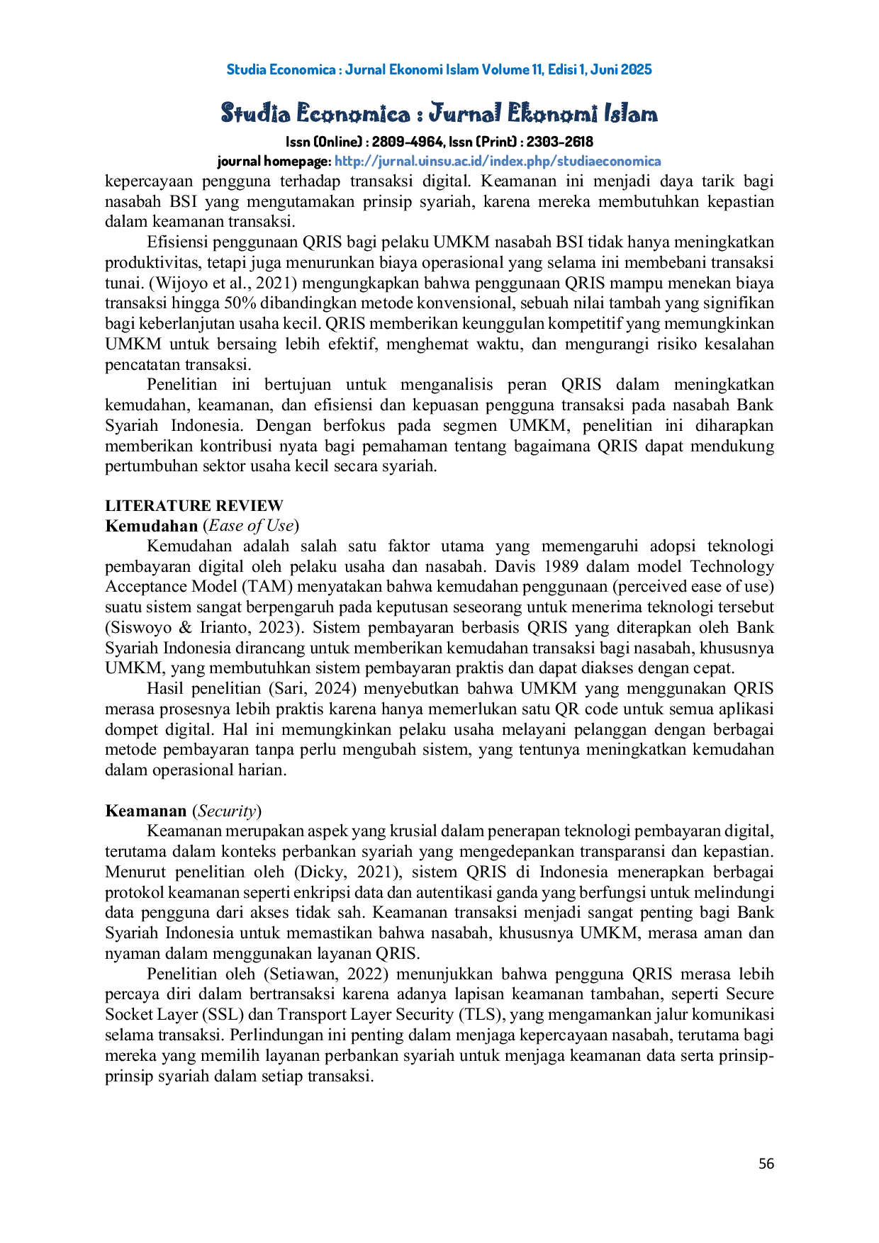 JURIS QRIS Solusi Pembayaran Digital di Bank Syariah Indonesia untuk UMKM