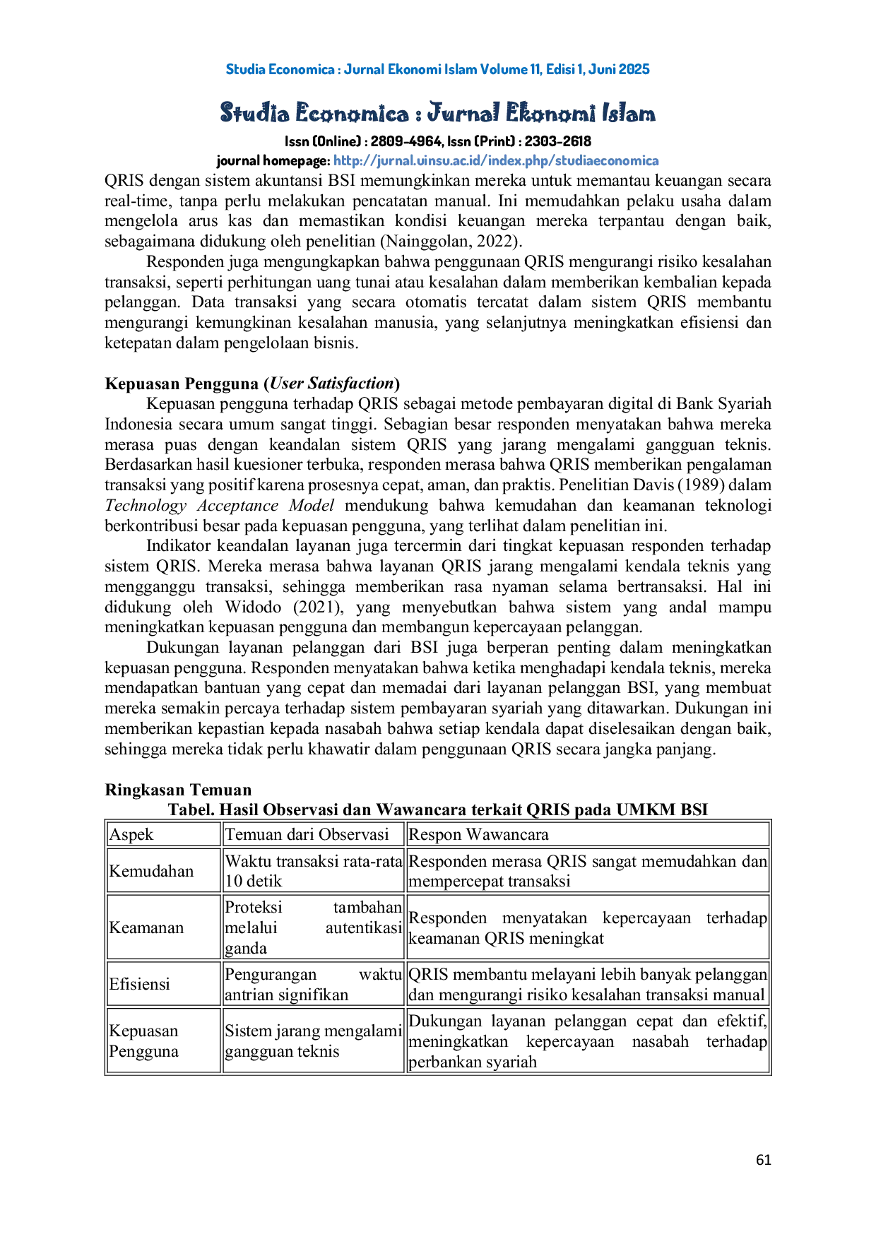 JURIS QRIS Solusi Pembayaran Digital di Bank Syariah Indonesia untuk UMKM