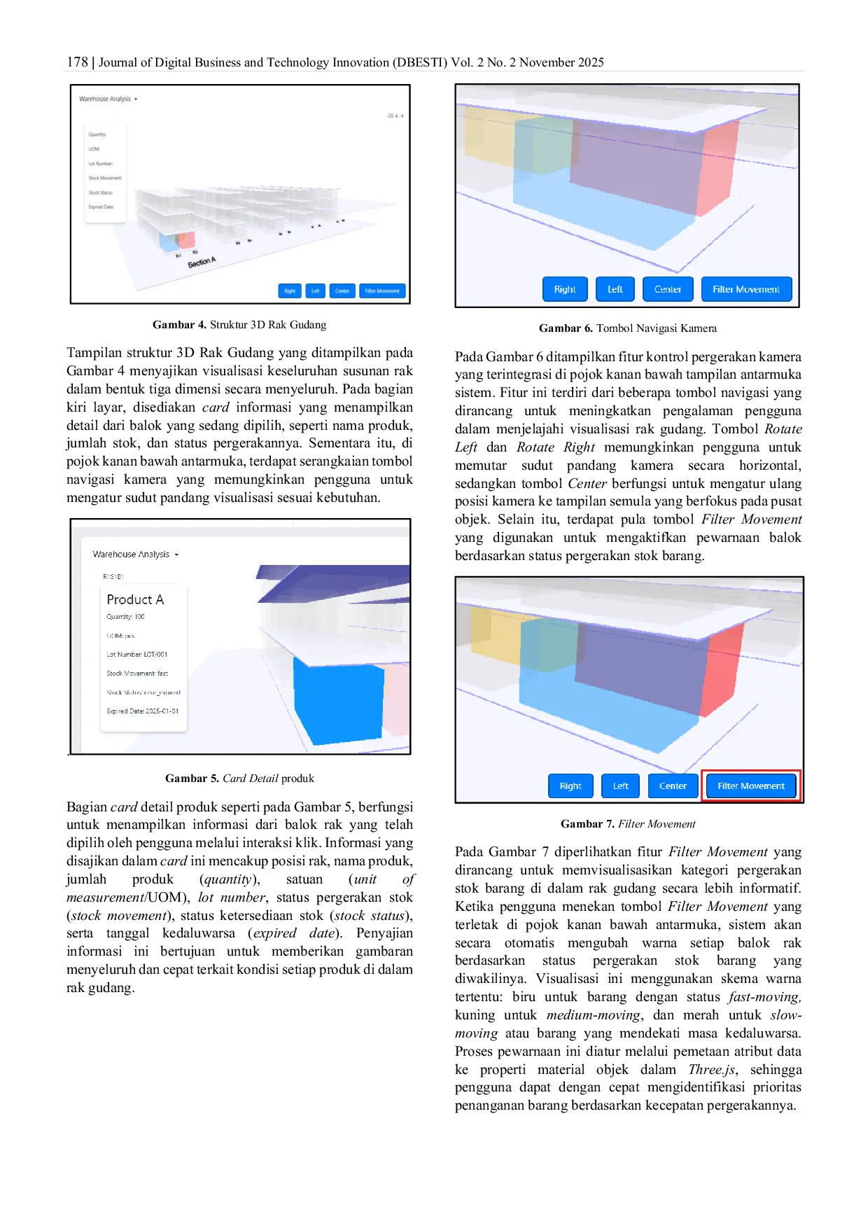 JURIS 3D Warehouse Rack Design for IZI Analytics Module with Three Js Using Agile Method