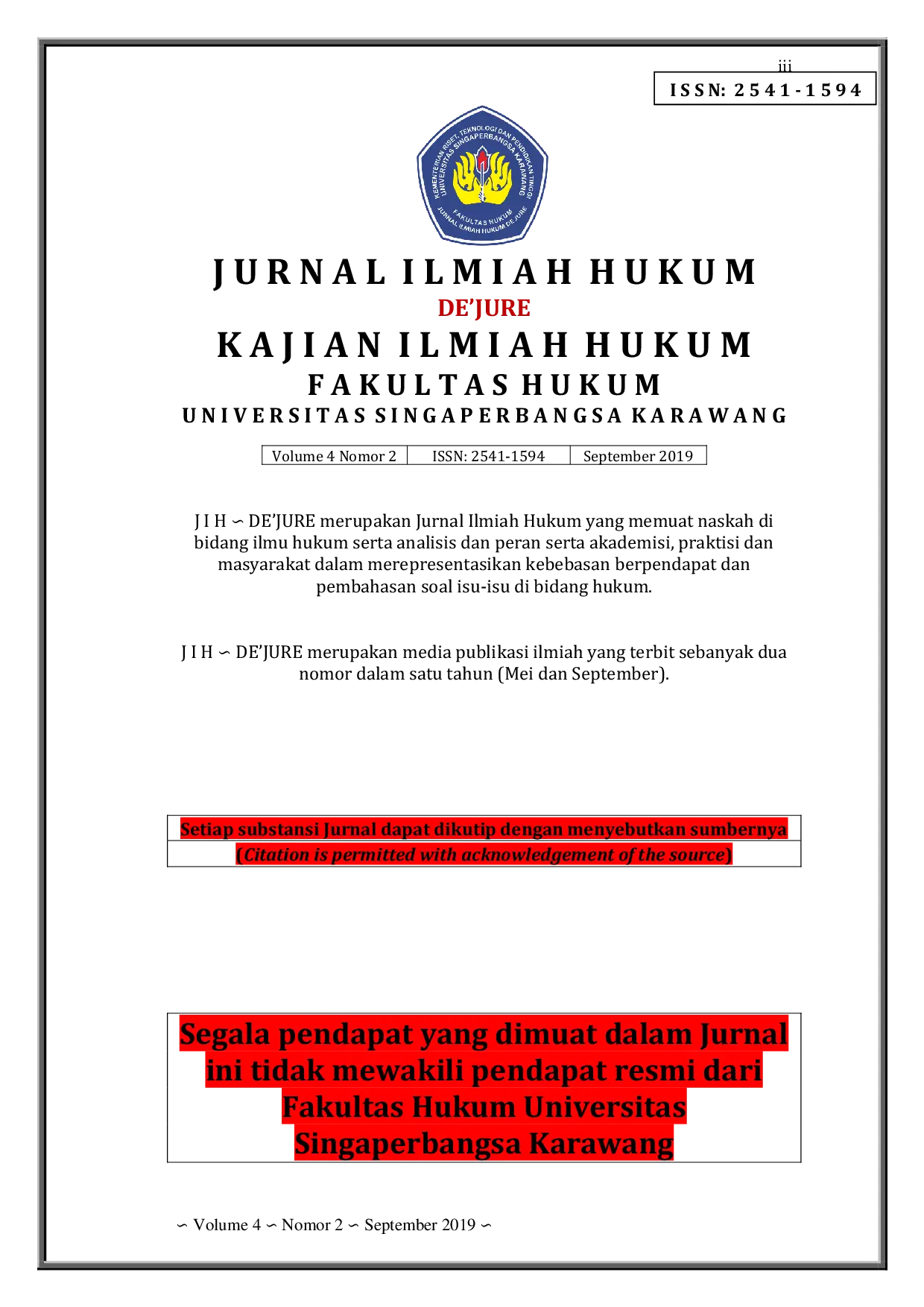 JURIS Formulasi Pengharmonisasian Rancangan Peraturan Perundang undangan yang Dibentuk di Daerah