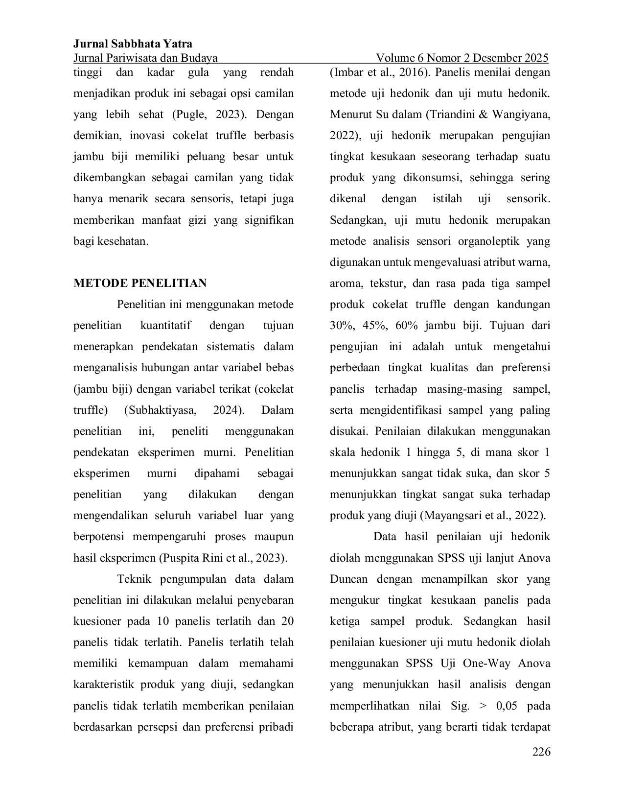 JURIS Inovasi Cokelat Truffle dengan Jambu Biji Lokal Sebagai Camilan Sehat