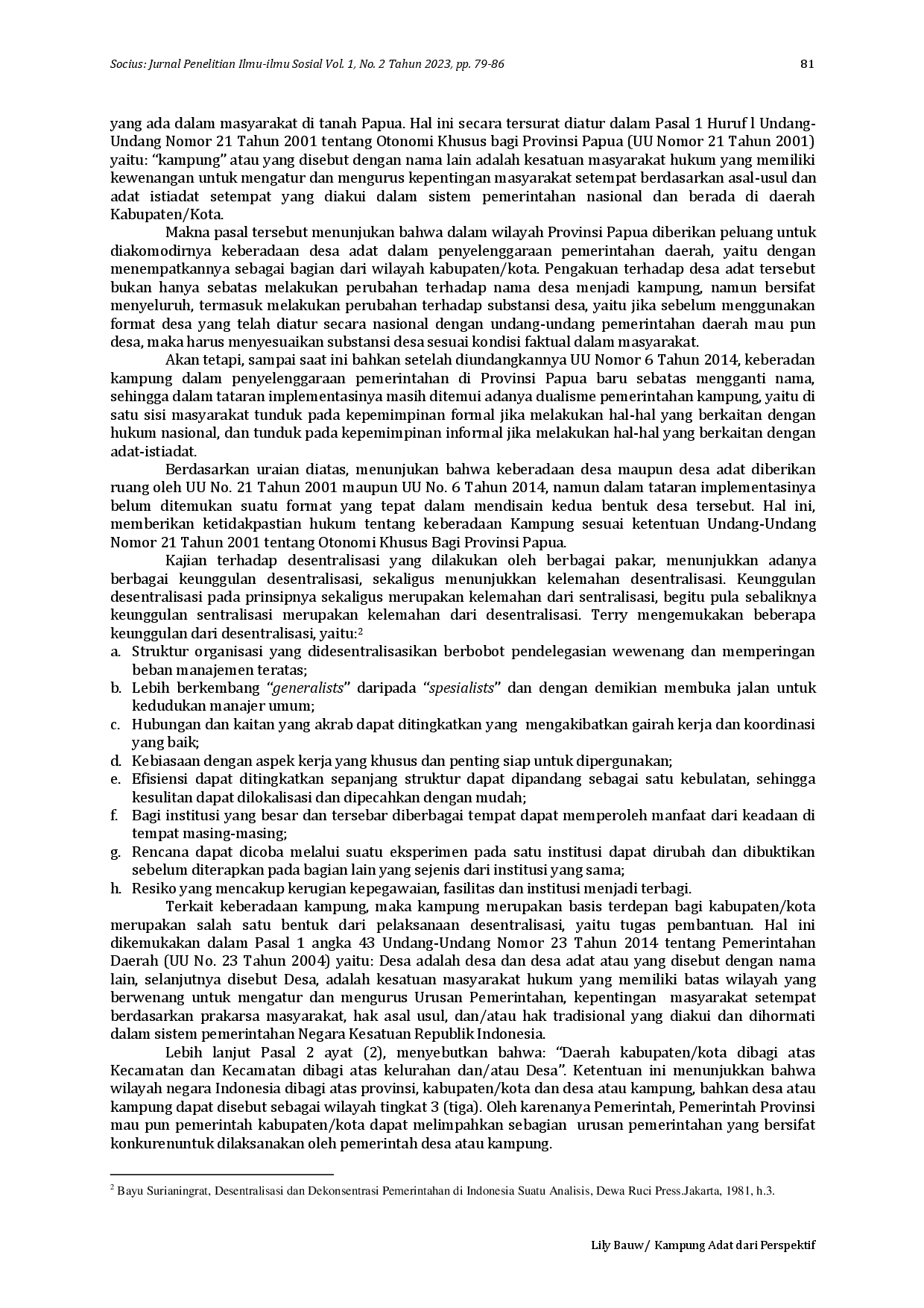 juris Kampung Adat Dari Perspektif Ketatanegaraan Republik Indonesia