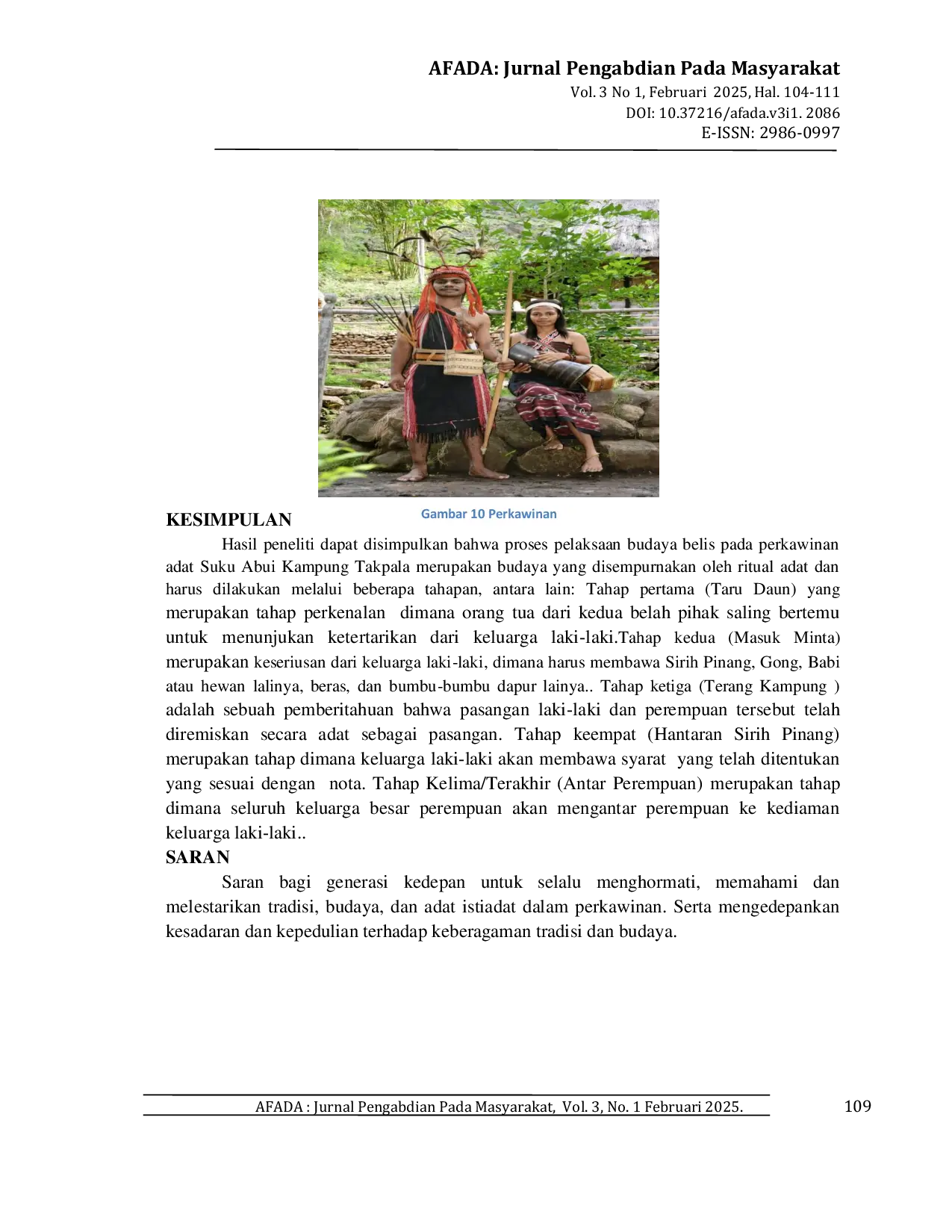 JURIS Adat Istiadat Perkawinan Suku Abui Kampung Takpala