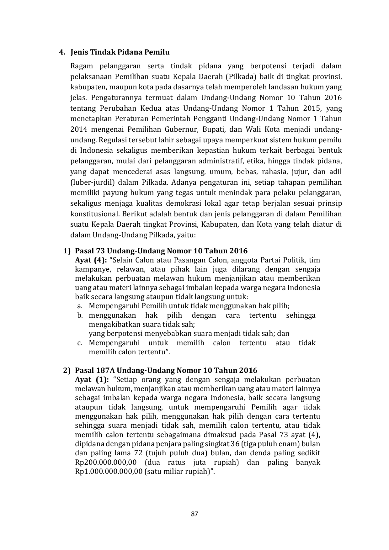 JURIS Kajian Hukum Terhadap Tindak Pidana Politik Uang Dalam Pelaksanaan Pemilihan Kepala Daerah di Indonesia Studi Kasus Nomor 1 Pid Sus 2025 PN Psw