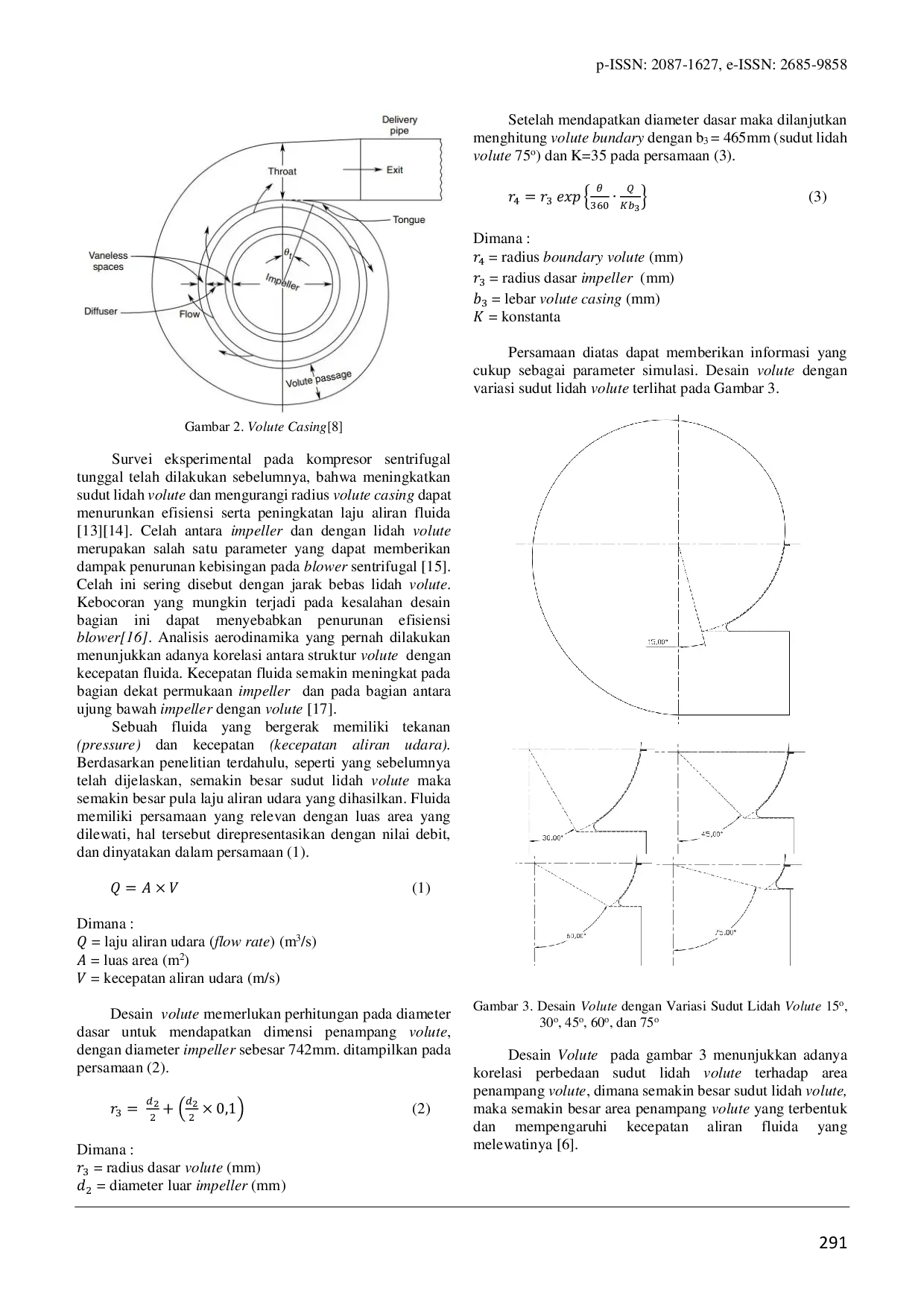 JURIS Efek Variasi Sudut Lidah Volute Terhadap Laju Aliran Udara Pada Blower Tipe Forward Blade