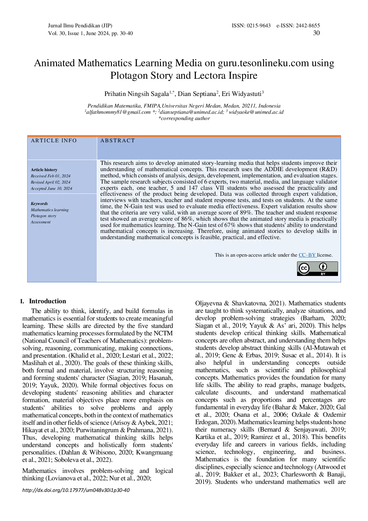 JURIS Animated Mathematics Learning Media on guru tesonlineku using Plotagon Story and Lectora Inspire