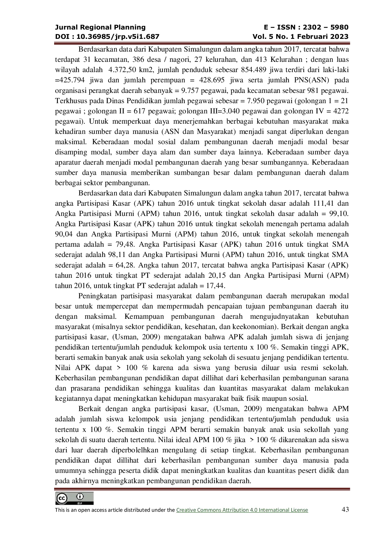 JURIS Pengaruh Kebijakan Dinas Pendidikan Dan Partisipasi Penerbit Buku Terhadap Pembangunan Pendidikan Di Kabupaten Simalungun