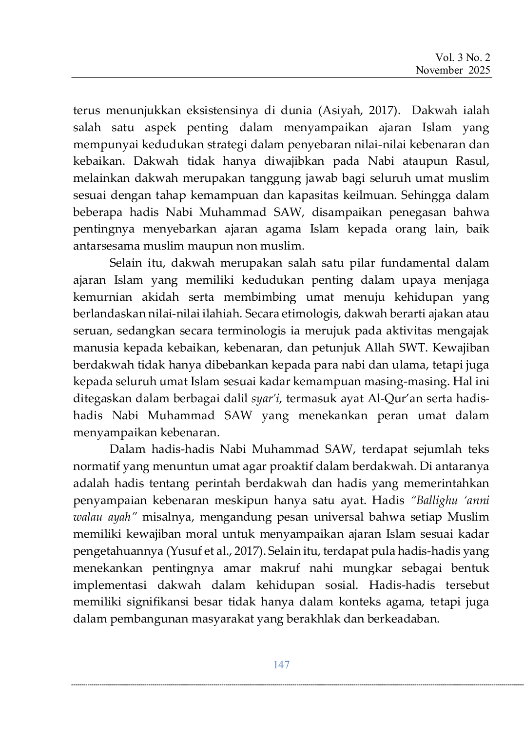 JURIS Kewajiban Dakwah Analisis Hadis Perintah Dakwah dan Hadis Menyampaikan Kebenaran