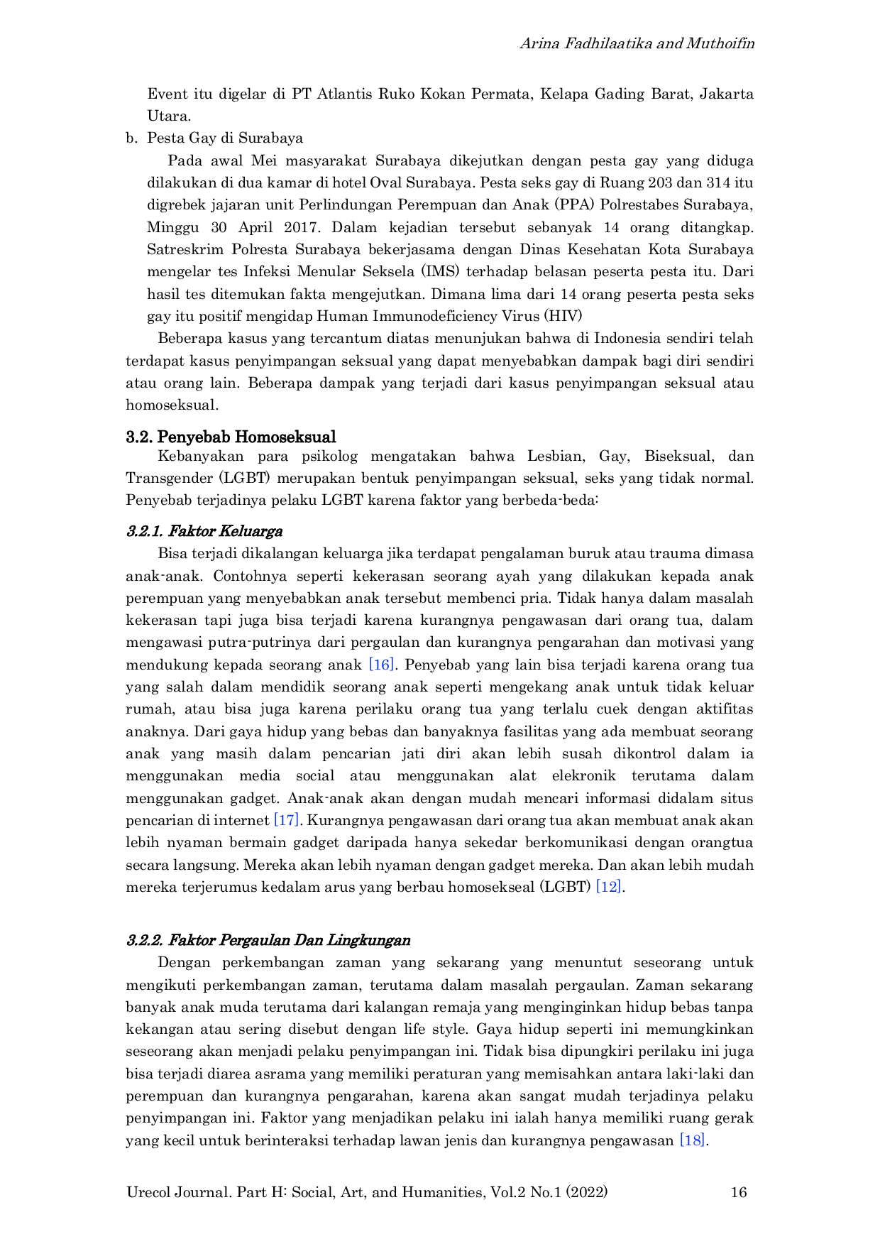 JURIS The Phenomenon of LGBT Lesbian Gay Bisexual and Transgender and The Story of the Shodom in Islamic View
