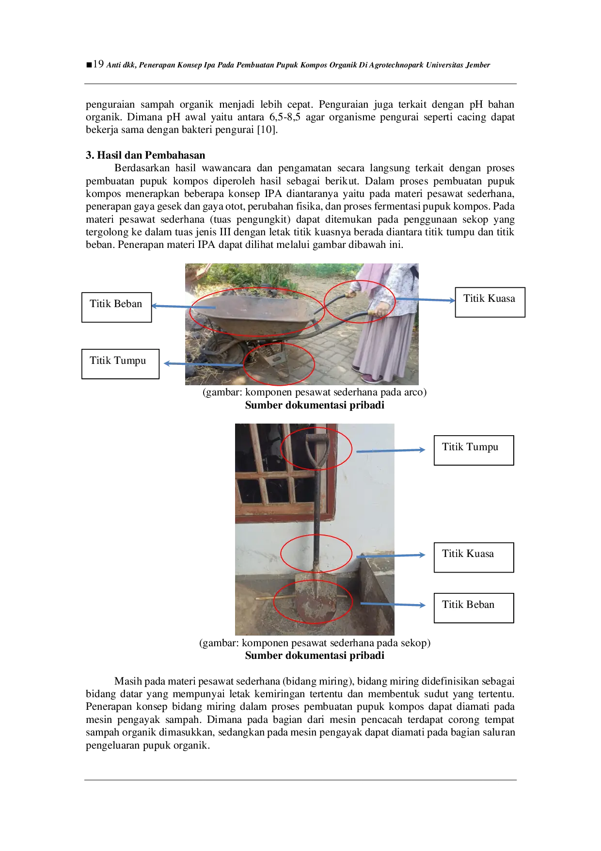 JURIS Application of IPA Concepts in the Production of Organic Compost in Agrotechnopark University of Jember