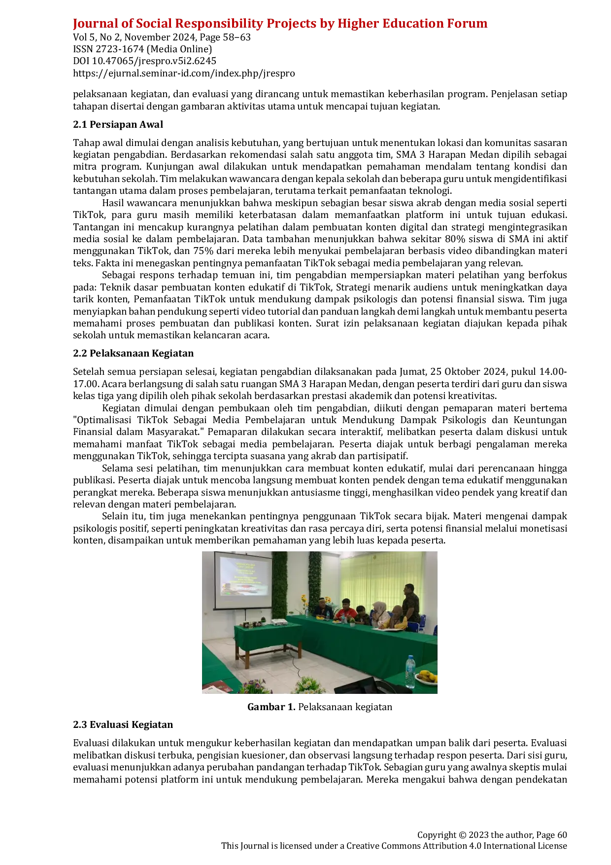 JURIS Optimalisasi Tiktok Sebagai Media Pembelajaran Untuk Mendukung Dampak Psikologis dan Keuntungan Finansial