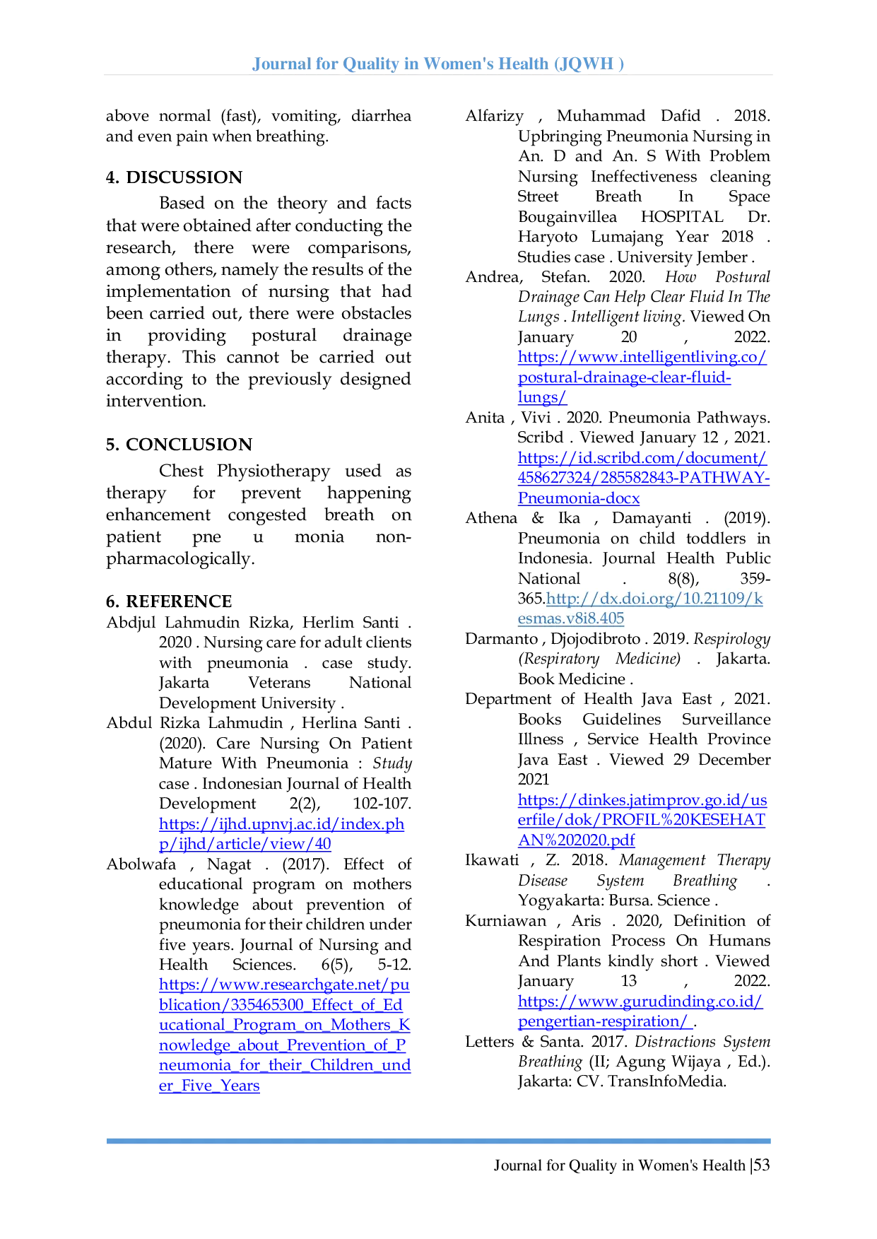 JURIS Nursing Care for Clients with Pneumonia and Ineffective Airway Clearance