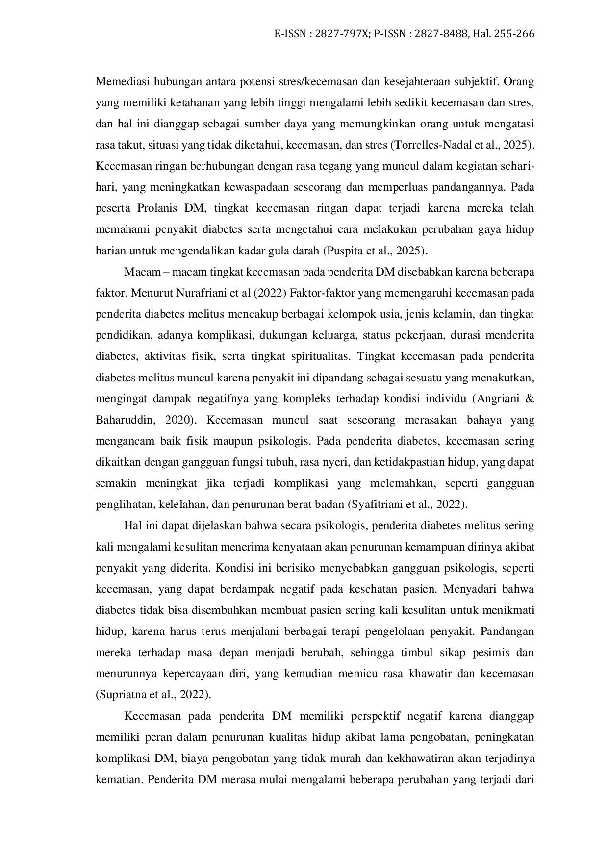 JURIS Gambaran Tingkat Kecemasan Penderita Diabetes Melitus di Prolanis Puskesmas Cepogo