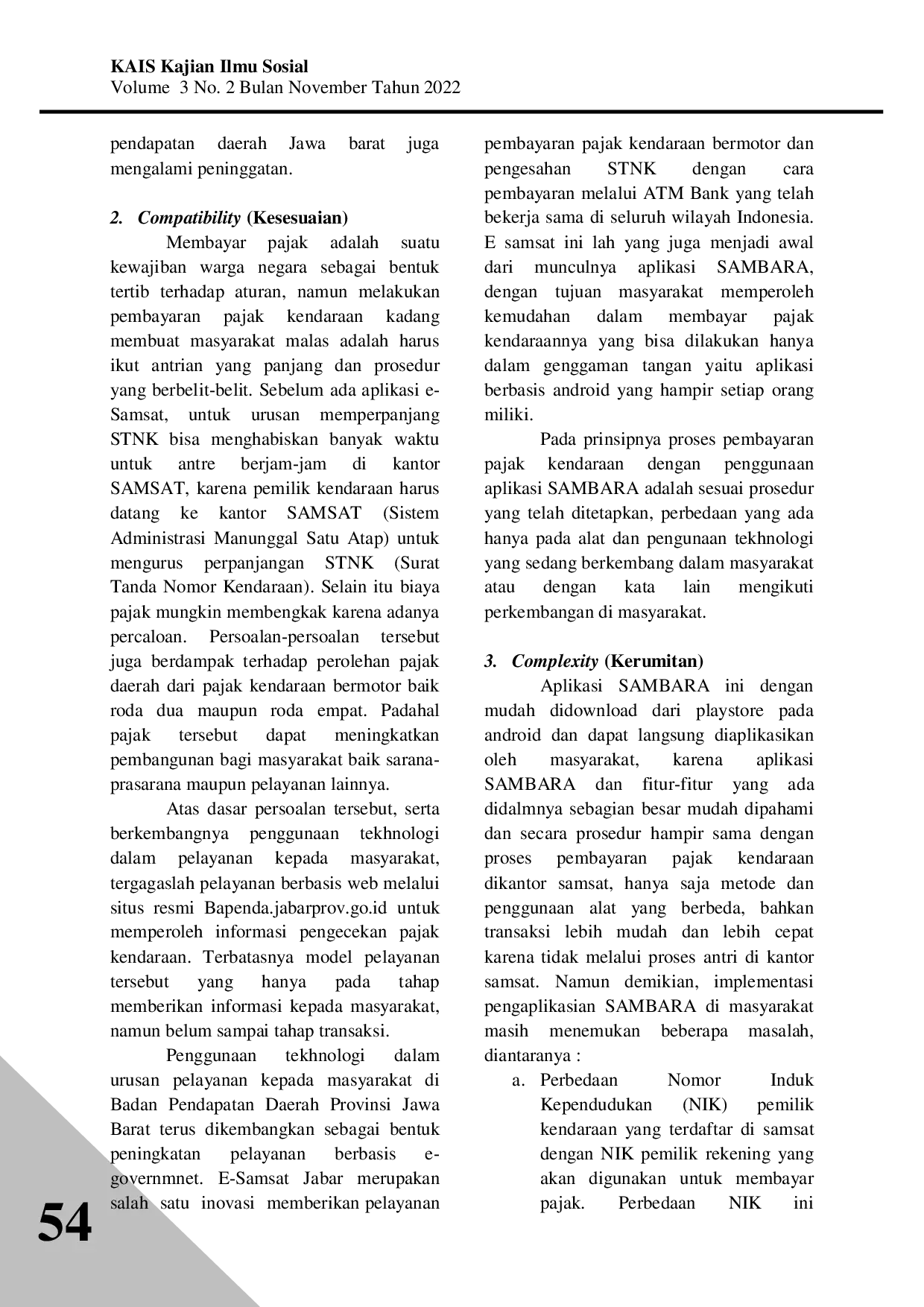 JURIS Inovasi Aplikasi Samsat Mobile Jawa Barat Sambara Dalam Pelaksanaan Smart Governance