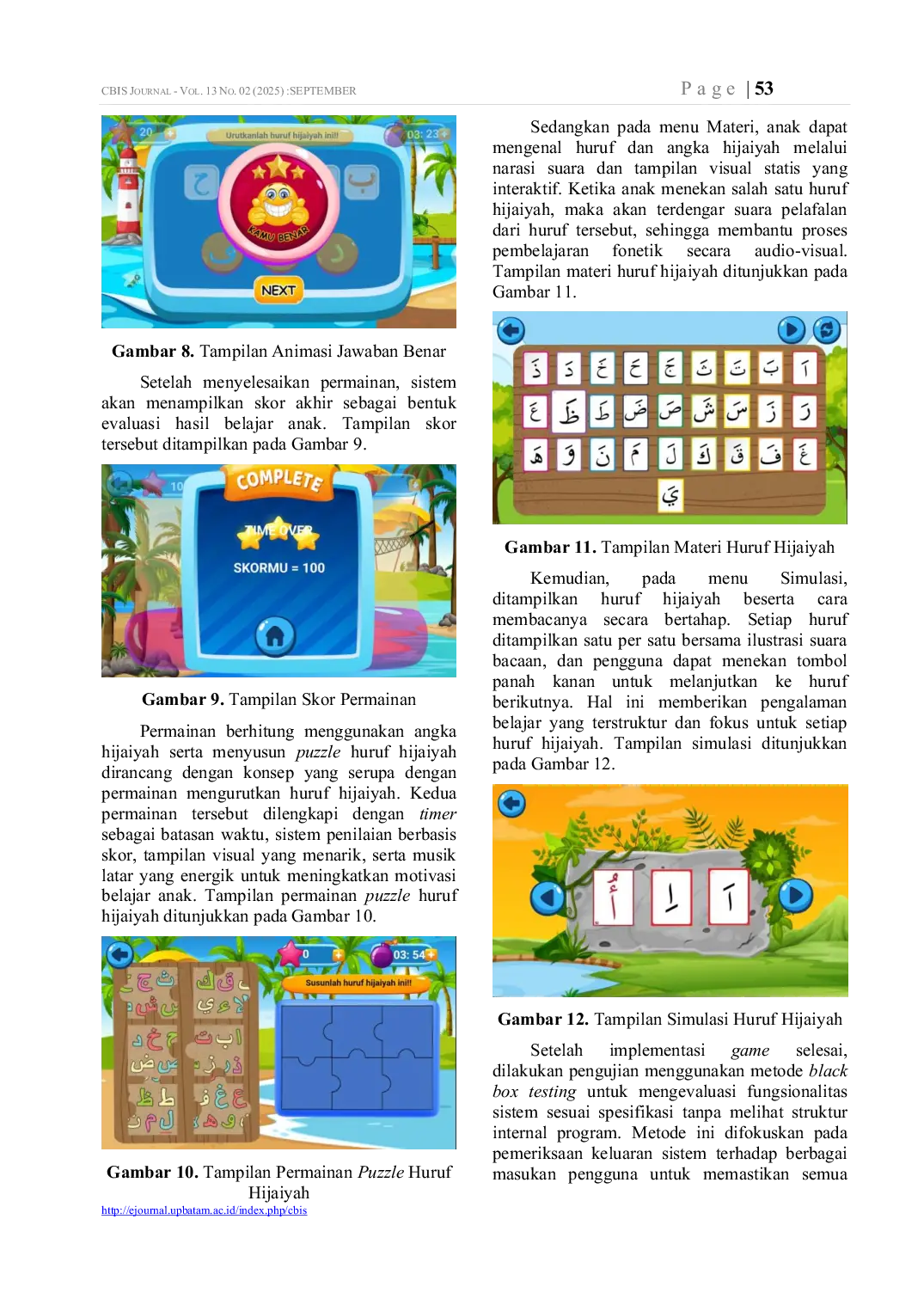 JURIS Pengembangan Aplikasi Game Iqro Sebagai Media Edukasi Pada Anak Menggunakan Construct 2