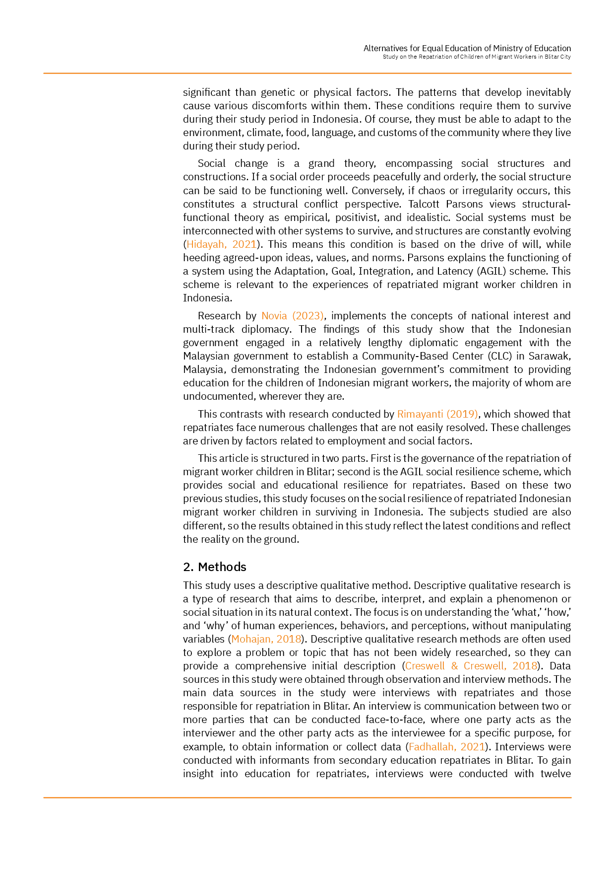 juris Alternatif Pemerataan Pendidikan Kementerian Pendidikan Studi Repatriasi Anak Pekerja Migran Kota Blitar