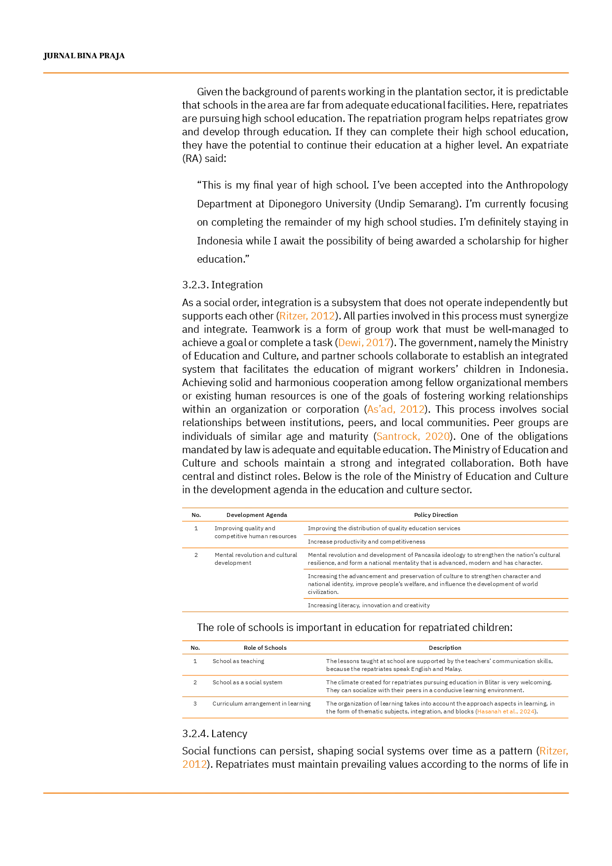 juris Alternatif Pemerataan Pendidikan Kementerian Pendidikan Studi Repatriasi Anak Pekerja Migran Kota Blitar