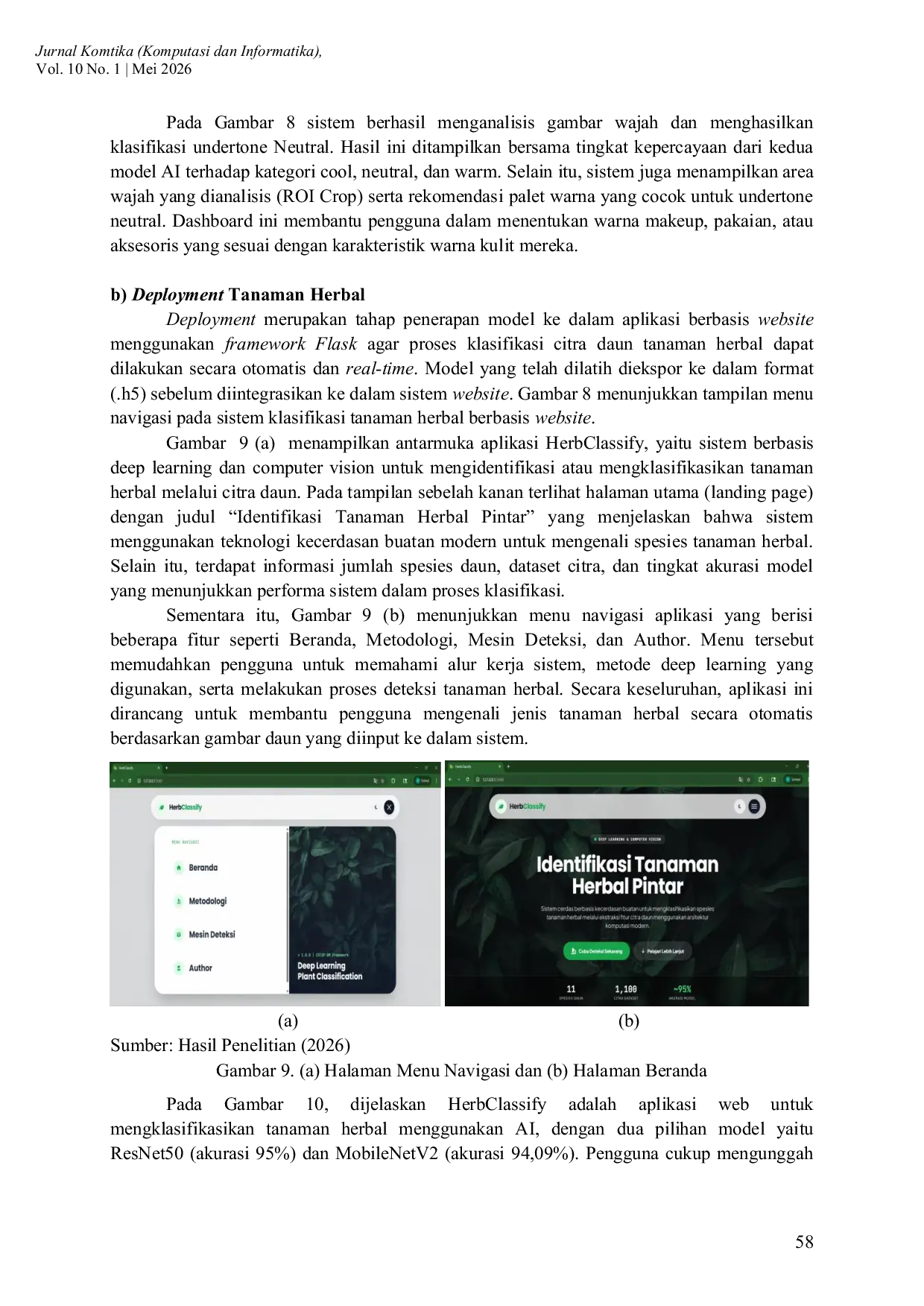 JURIS Komparasi Kinerja ResNet50 dan MobileNetV2 pada Klasifikasi Citra Multi Domain