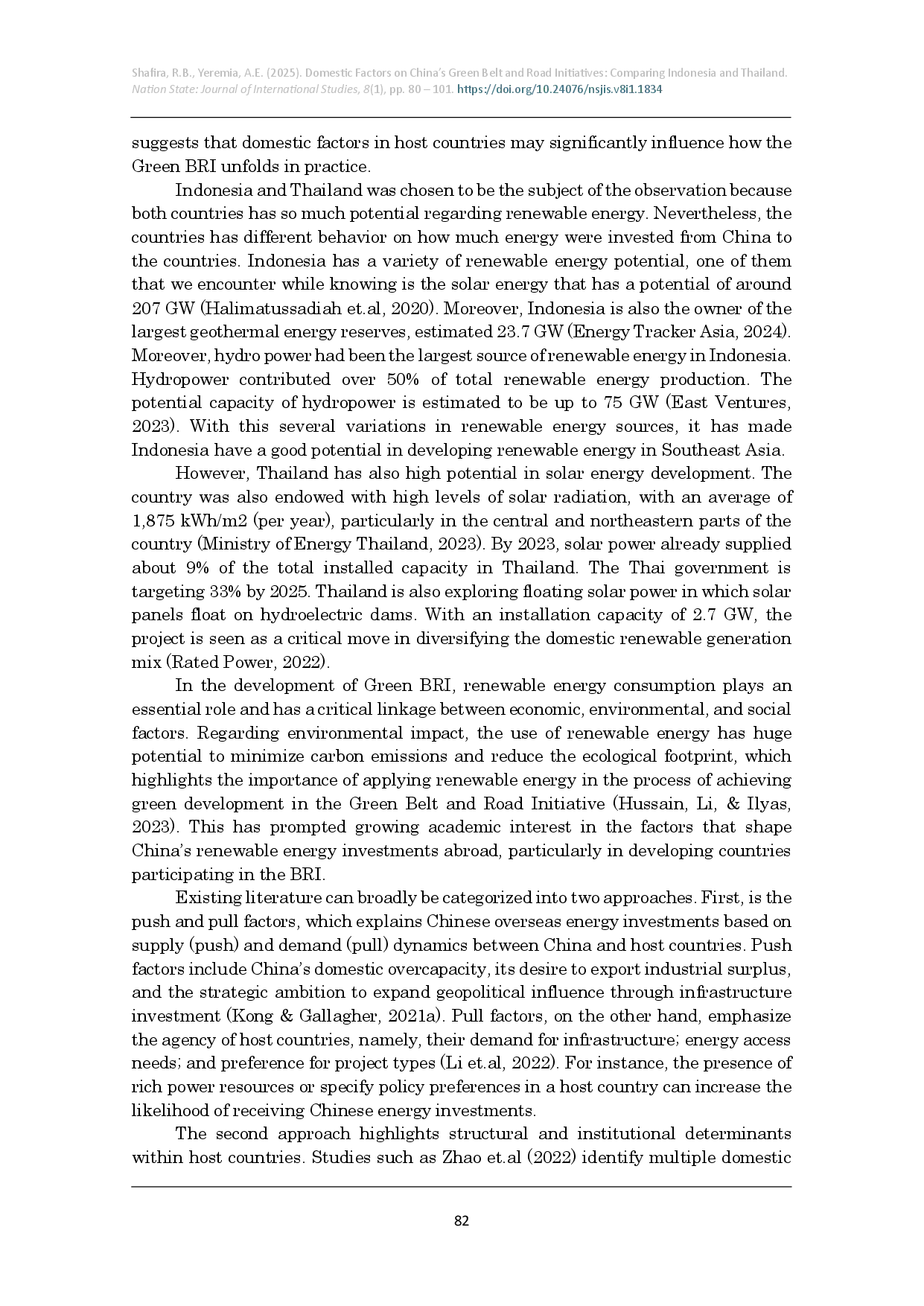 juris Domestic Factors on China s Green Belt and Road Initiatives Comparing Indonesia and Thailand