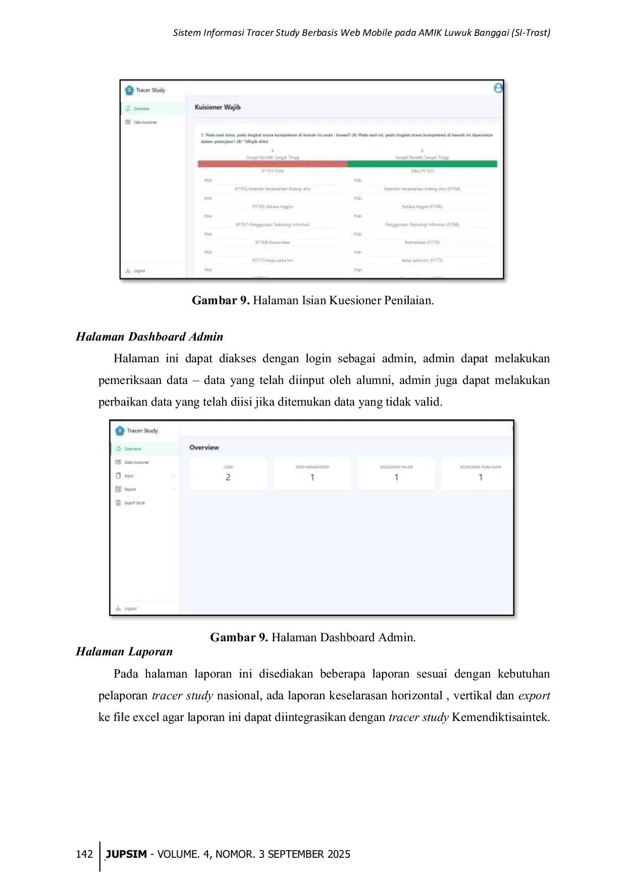 JURIS Sistem Informasi Tracer Study Berbasis Web Mobile pada AMIK Luwuk Banggai SI Trast