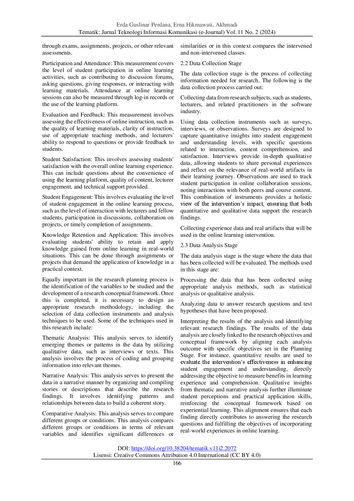 juris Incorporation of Real Experiences and Artifacts As an Online Learning Intervention