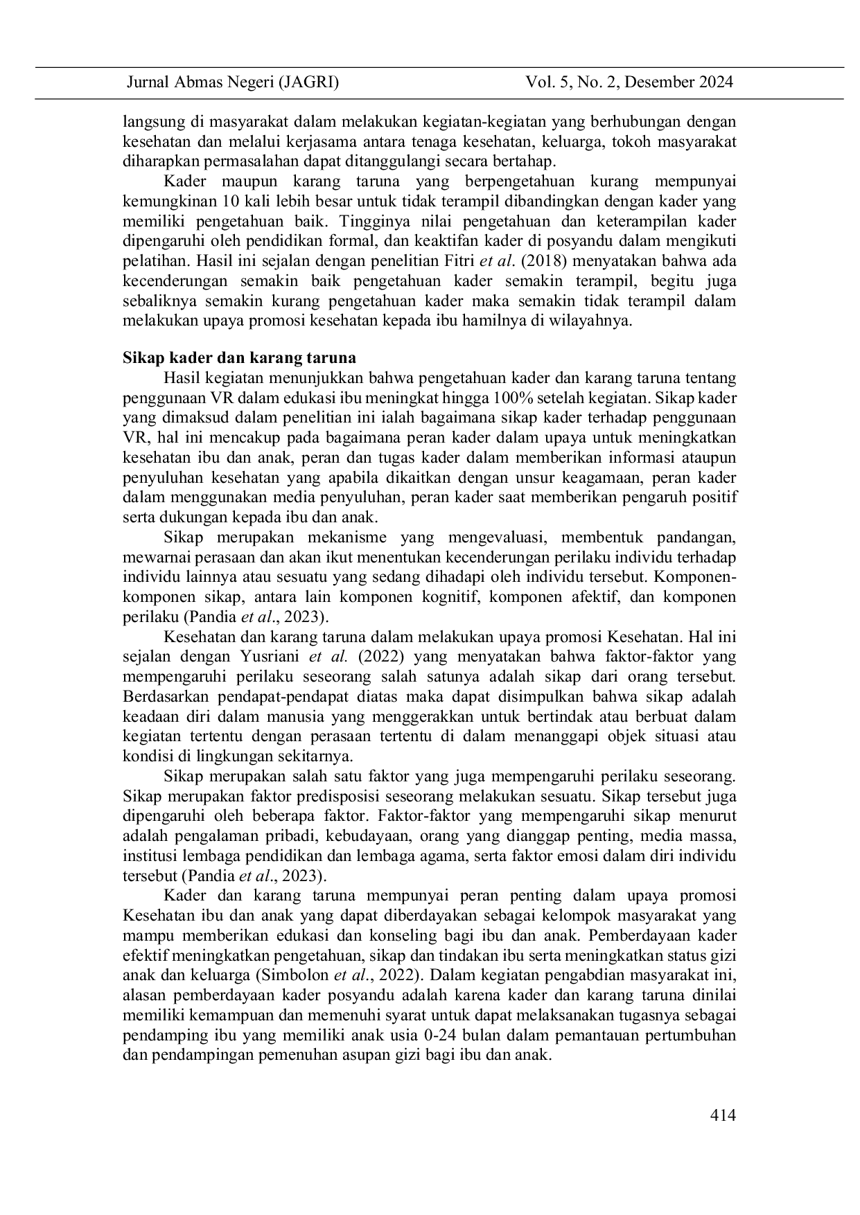 JURIS Pemberdayaan Desa Sehat Sentra Edukasi Kesehatan Ibu dan Anak Berbasis Integrasi Sistem Teknologi Virtual Reality