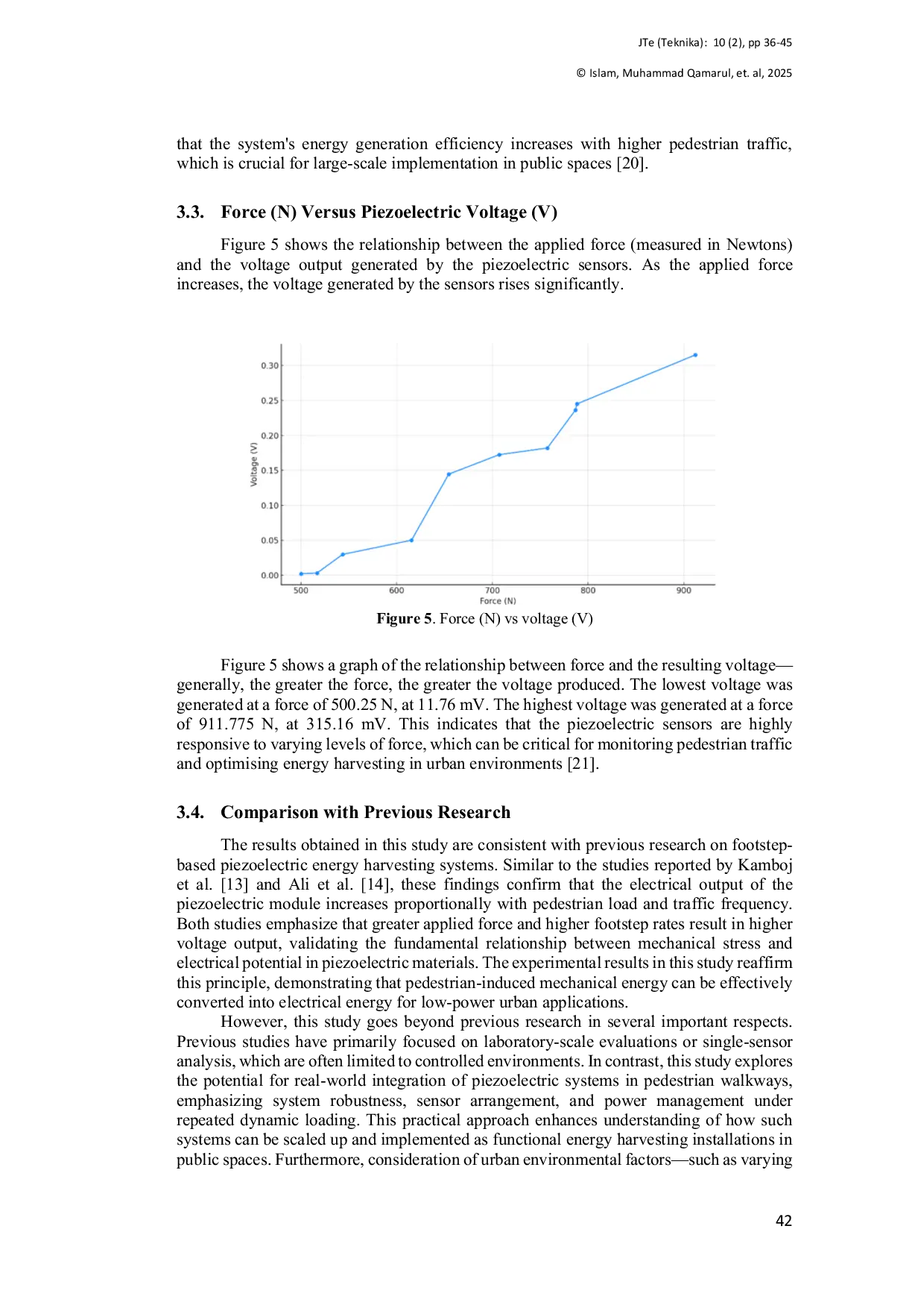 JURIS Design and Implementation of a Piezoelectric Pedestrian Powered Energy Harvesting System for Sustainable Urban Installations