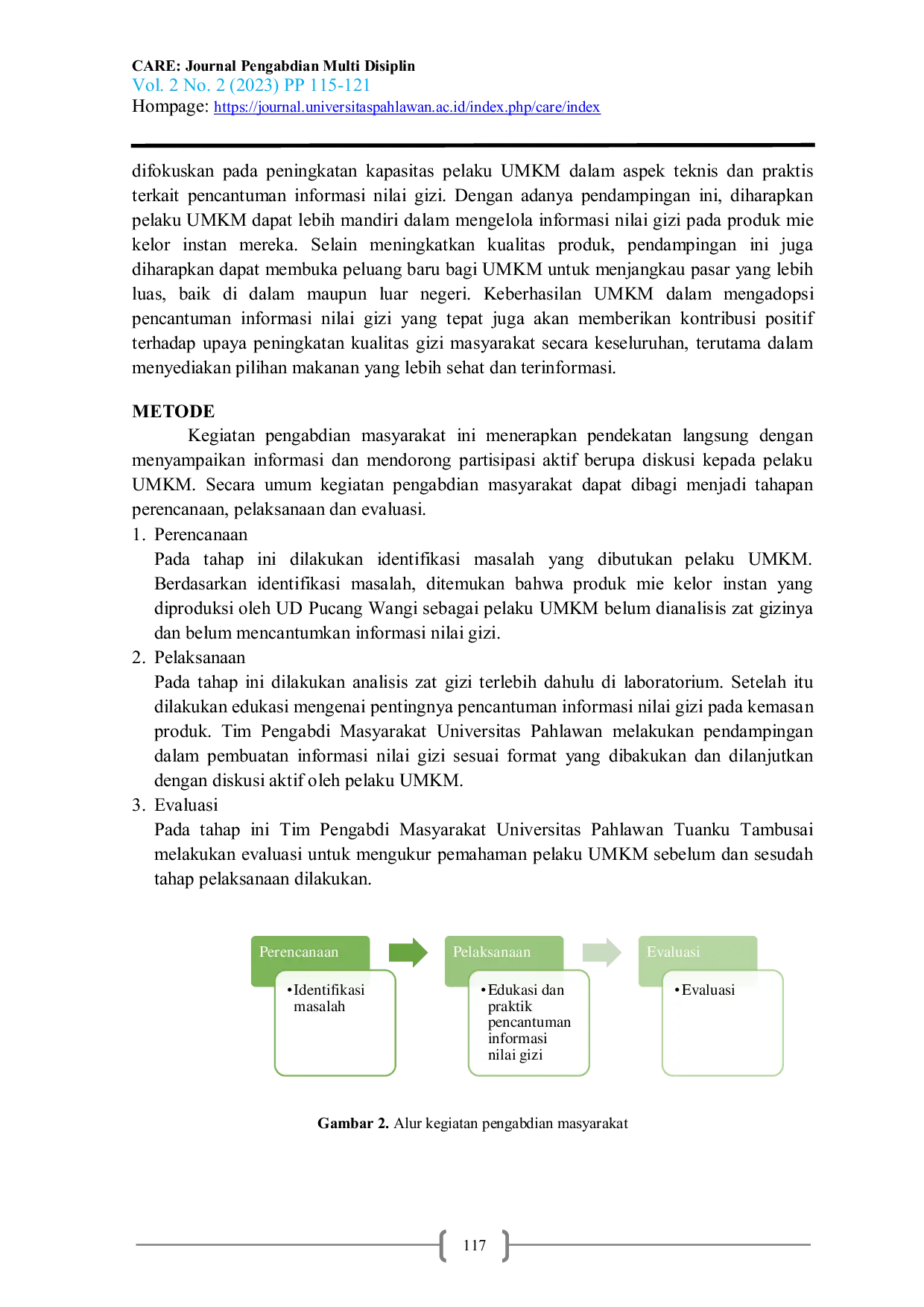 JURIS Pendampingan Pelaku UMKM Dalam Pencantuman Informasi Nilai Gizi Mie Kelor Instan