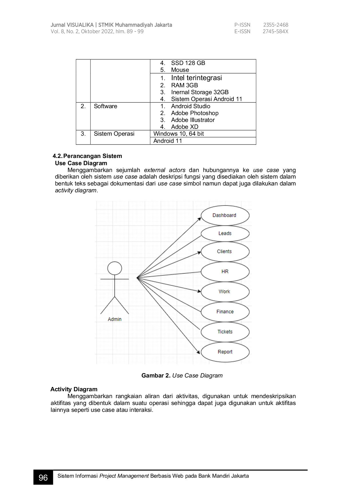 juris Sistem Informasi Project Management Berbasis Web Pada Bank Mandiri Jakarta