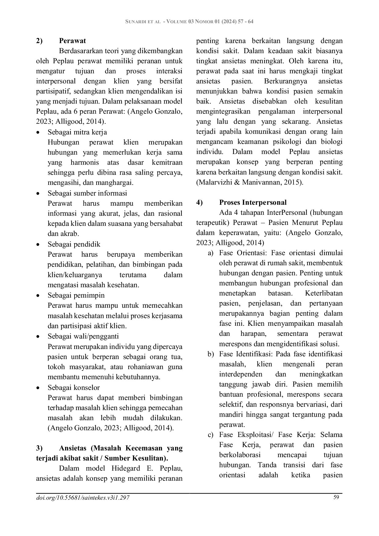 JURIS Teori Keperawatan Hildegard E Peplau dan Aplikasinya pada Kasus Gangguan Jiwa