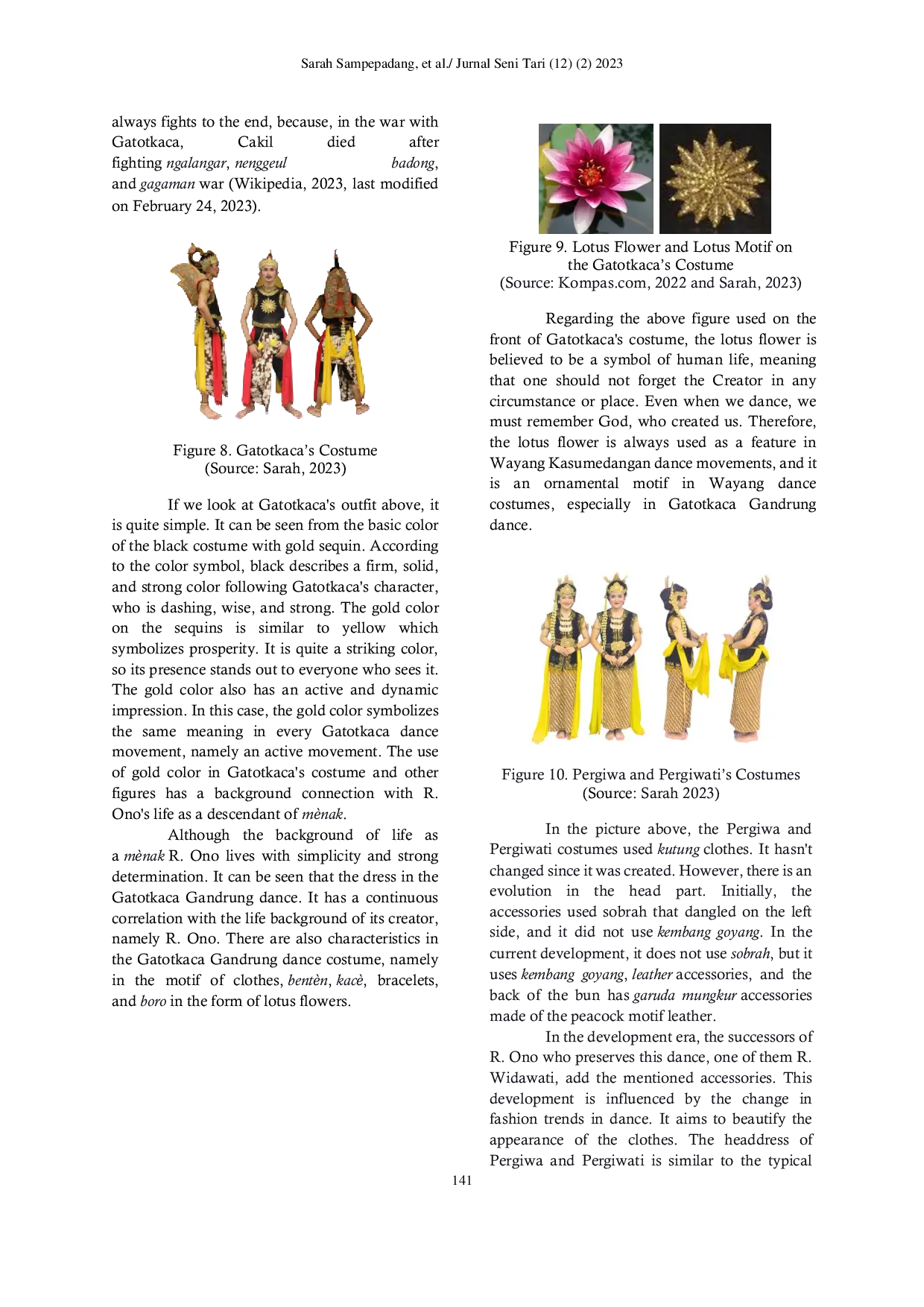 JURIS The Characteristic Analysis of Characters in Gatotkaca Gandrung Dance by R Ono Lesmana Kartadikoesoemah