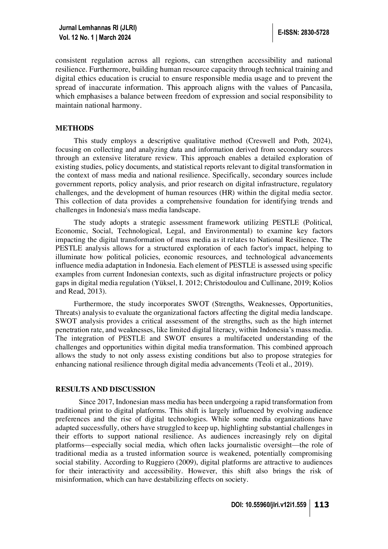 JURIS Strengthening Digital Transformation of Mass Media for National Resilience