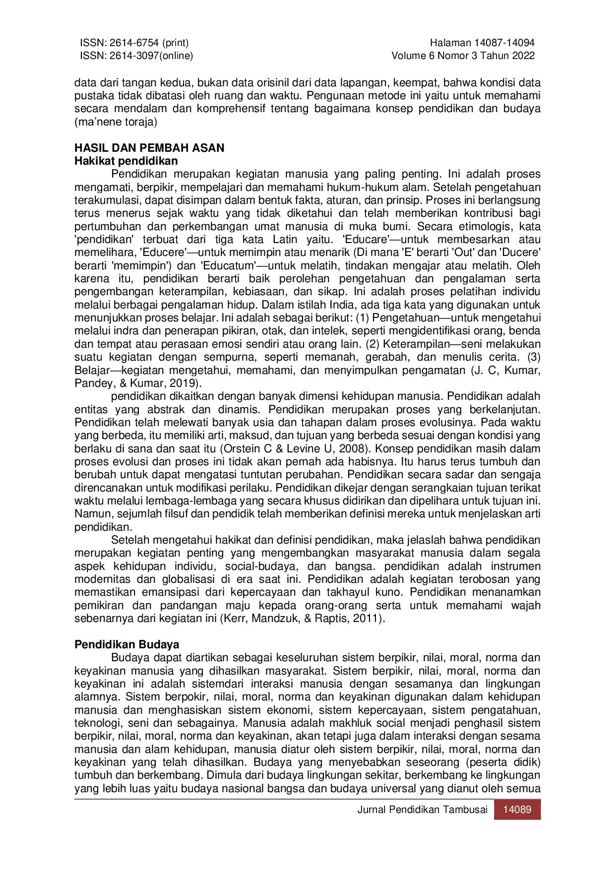 JURIS Landasan Pendidikan dalam Perspektif Budaya Kajian Pendidikan dan Budaya Toraja Ma nene