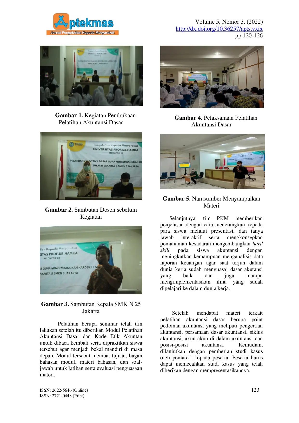 JURIS PELATIHAN AKUNTANSI DASAR UNTUK MENGEMBANGKAN HARD SKILL SISWA SMK