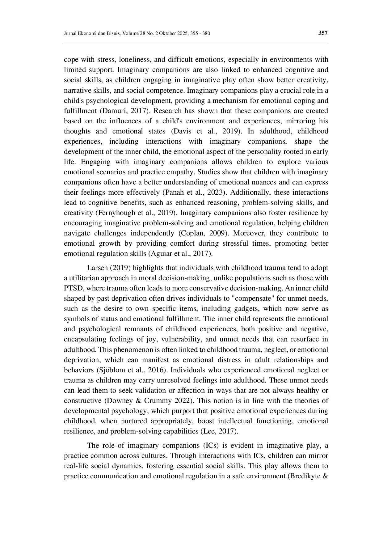 JURIS Analysis on generation Z s imaginary companions gadget ownership and their impact on consumer behavior