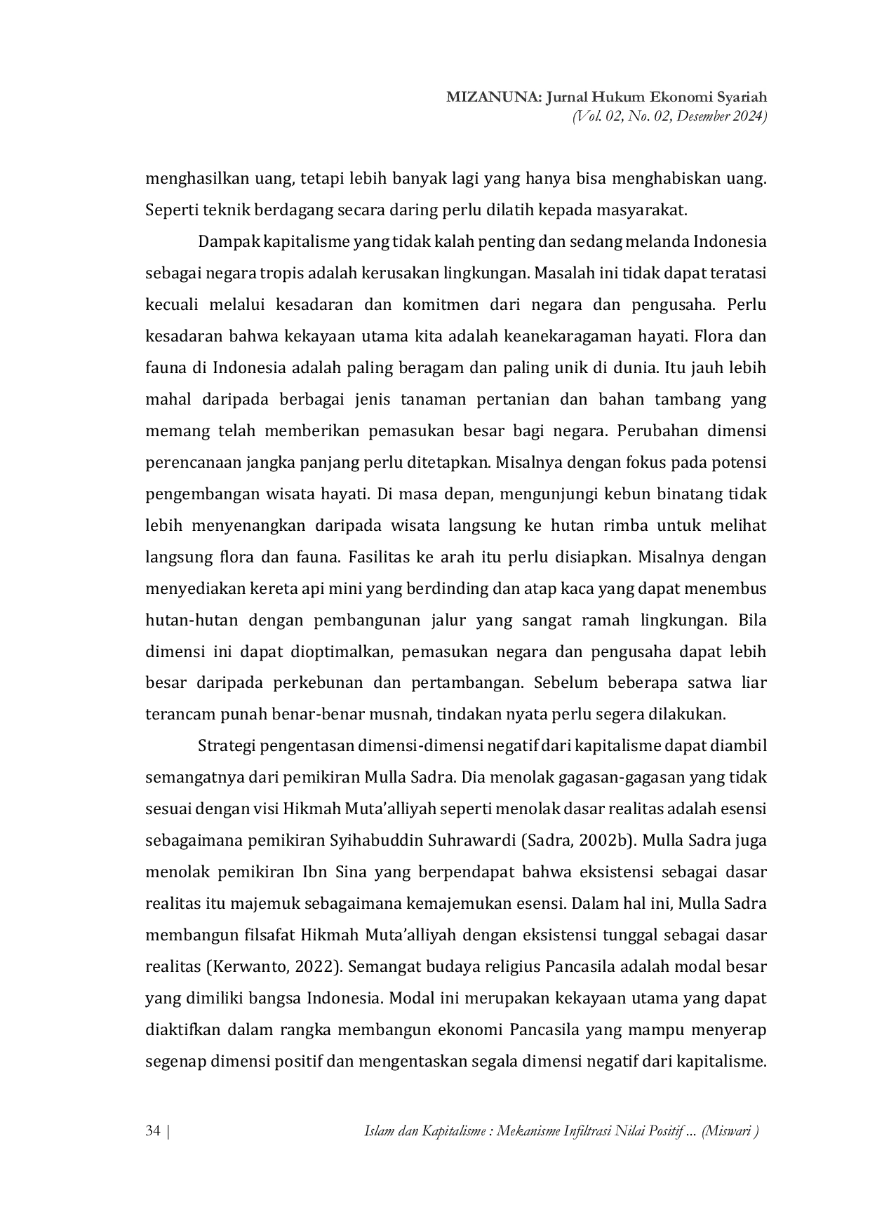 JURIS ISLAM DAN KAPITALISME Mekanisme Infiltrasi Nilai Positif melalui Budaya Spiritual Pancasila