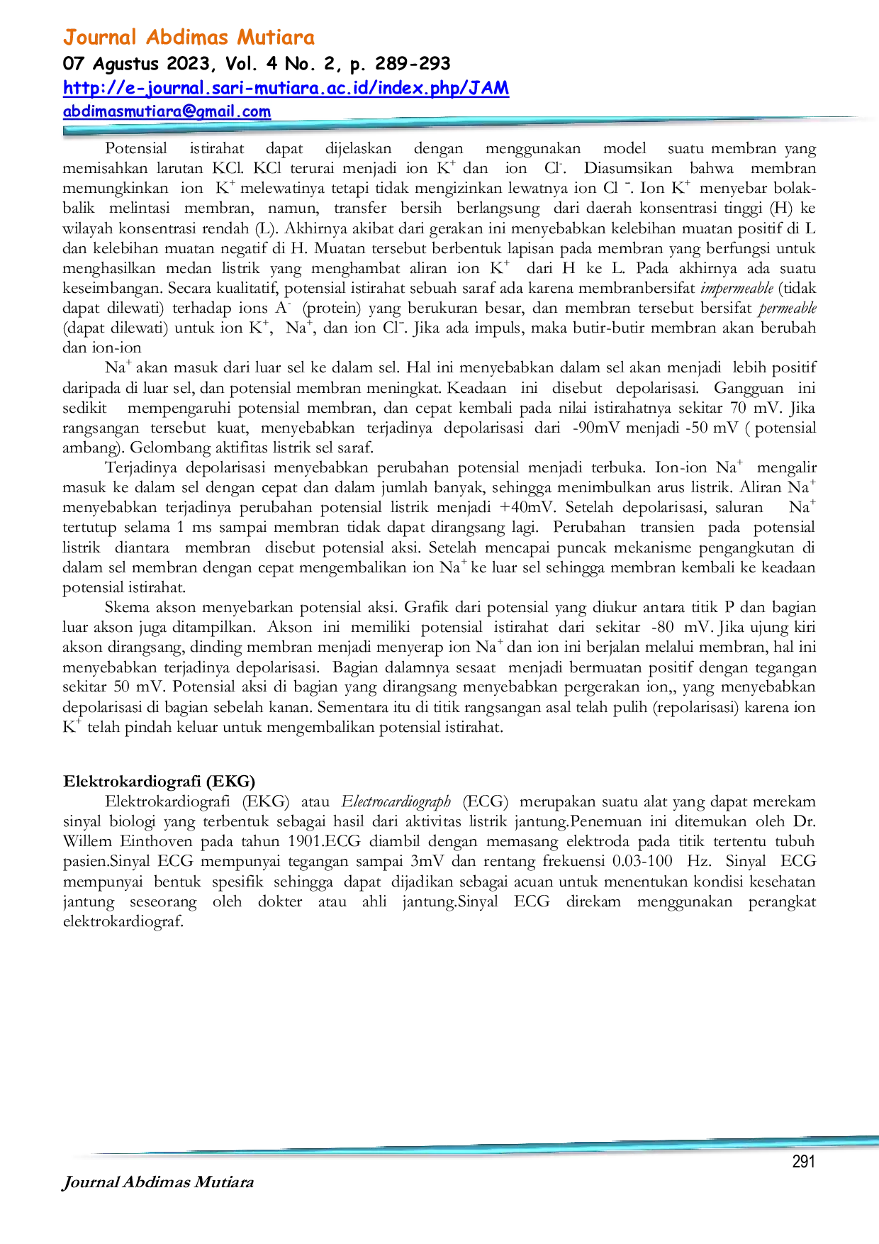 JURIS Sosialisasi Dan Simulasi Alat Pencatat Aktivitas Jantung Menggunakan Arduino Uno Berbasis Android